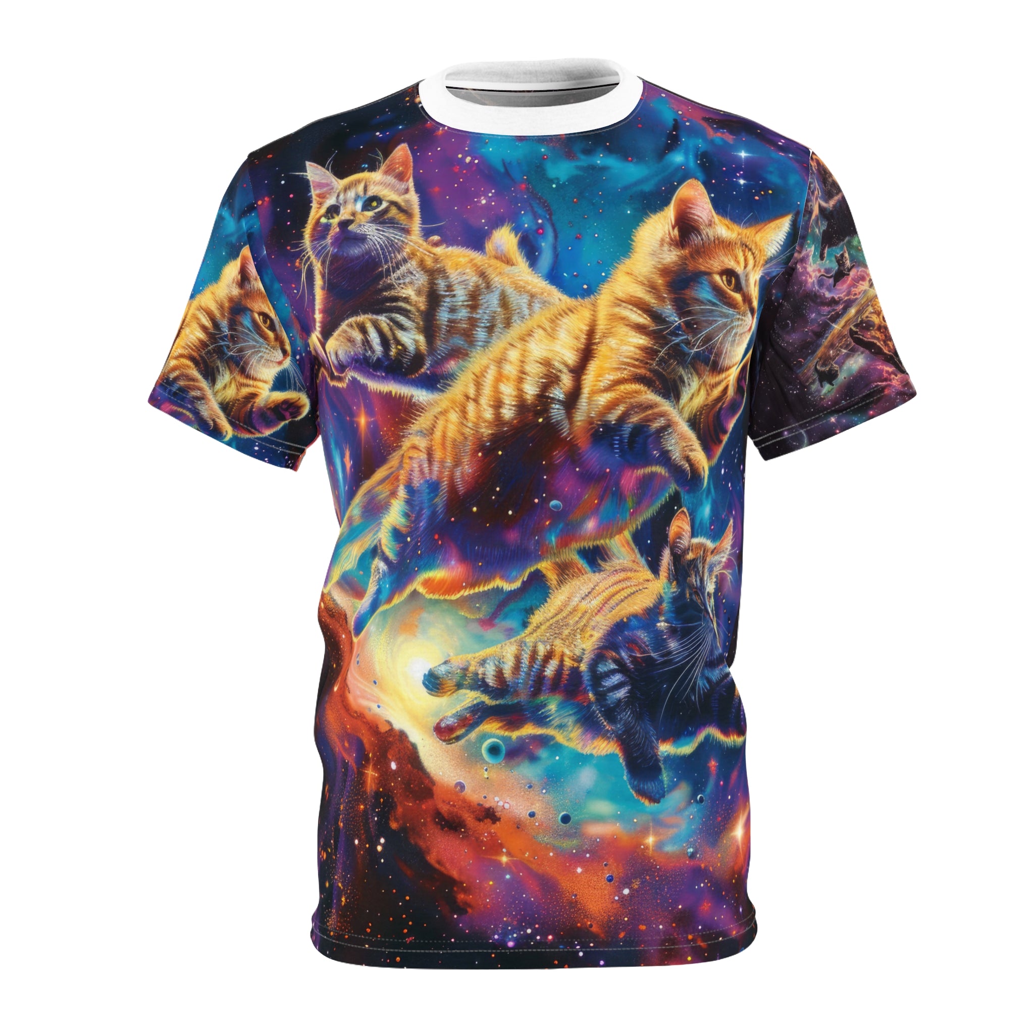 Space Taco Cat  Defenders of the Galaxy Unisex Cut & Sew Tee (AOP)