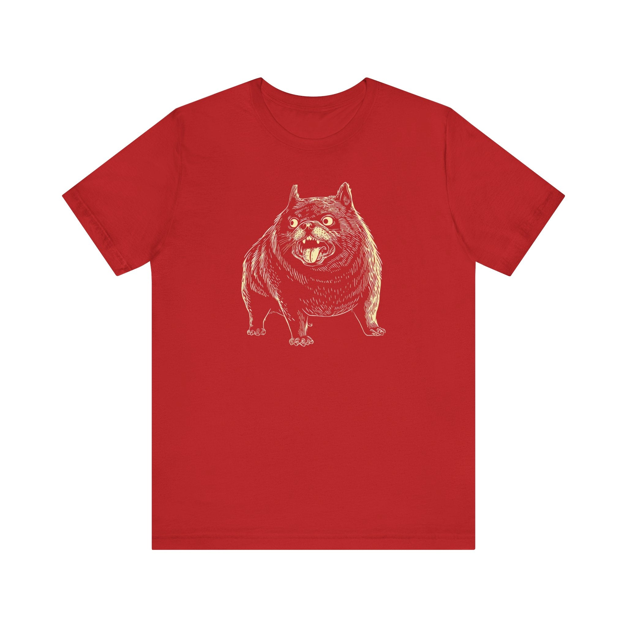 Fierce Dog Expression T-Shirt – Quirky Dog Lovers Tee