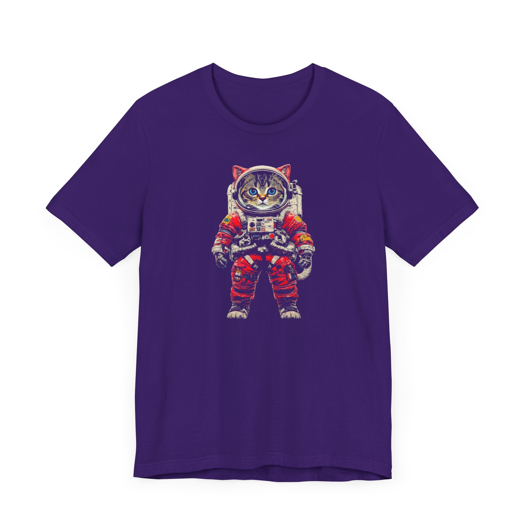 Fearless Cat Astronaut Graphic Tee