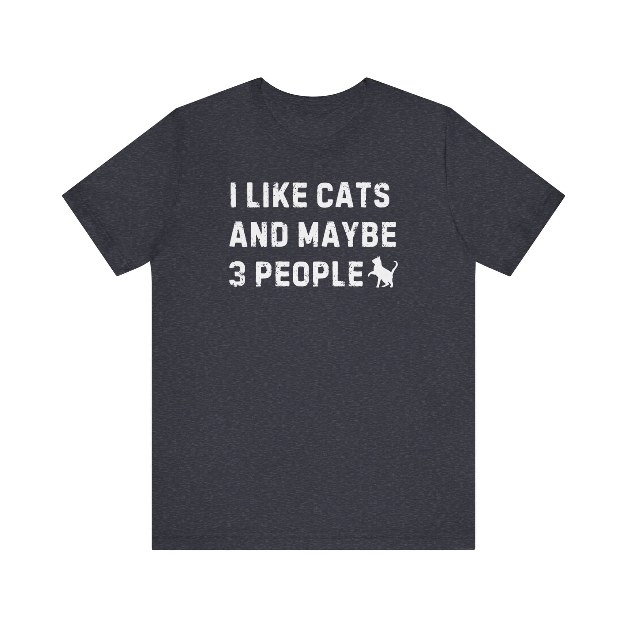 I Like Cats and Maybe 3 People T-Shirt