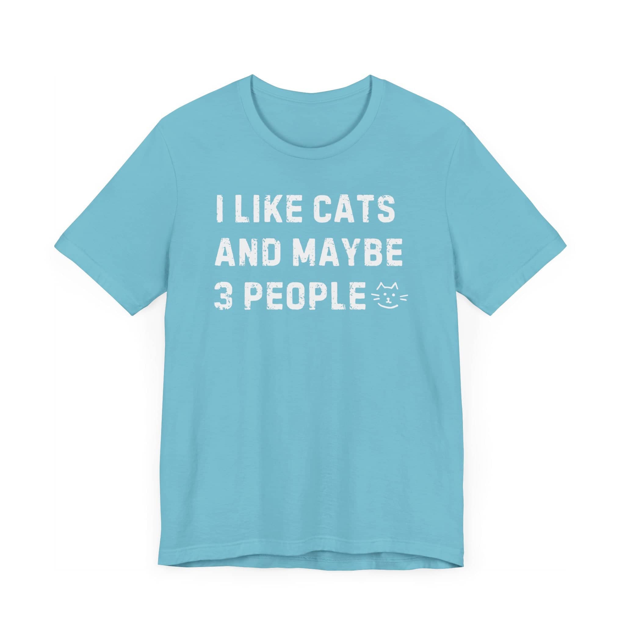 I Like Cats and Maybe 3 People Funny Tee