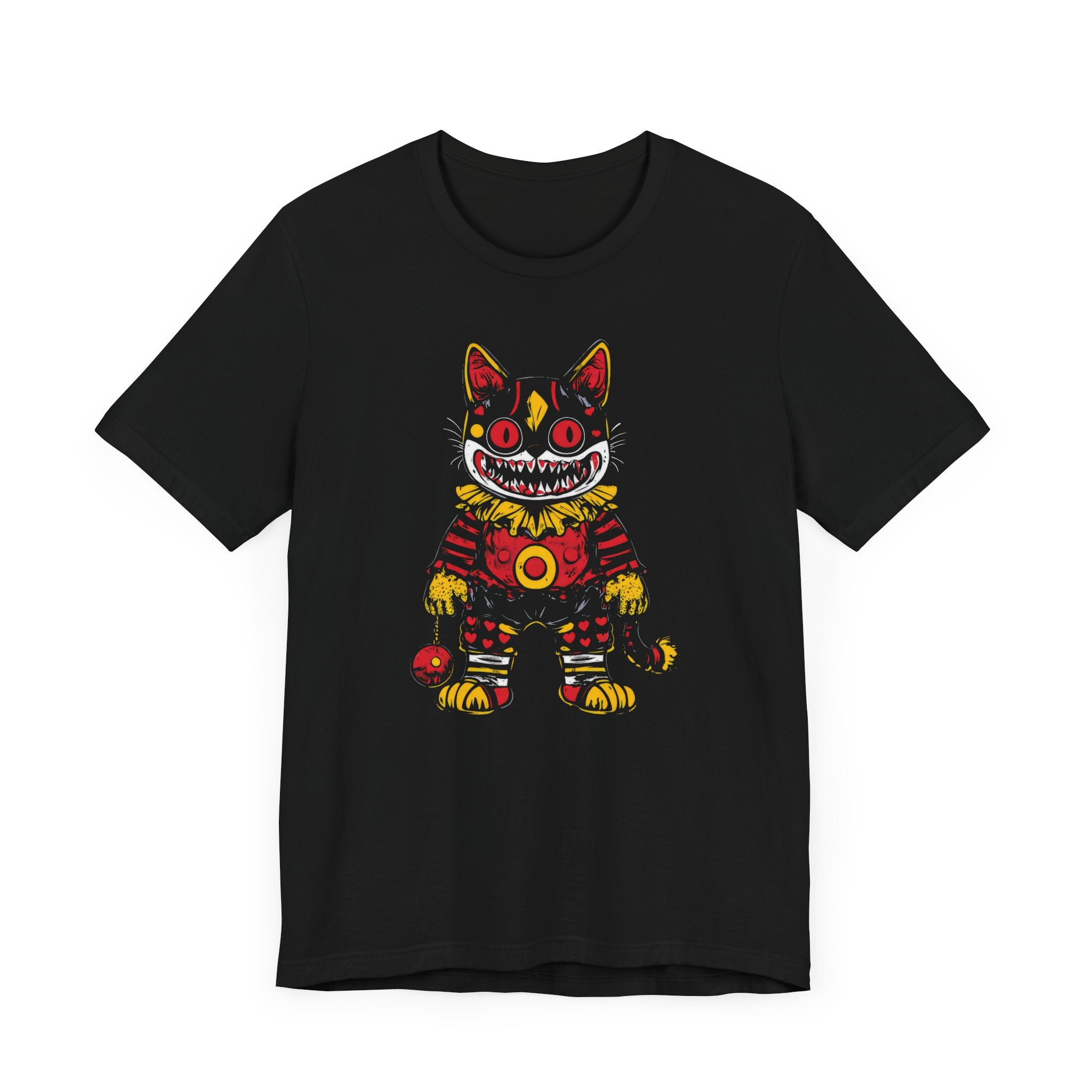 Creepy Clown Cat Graphic Tee