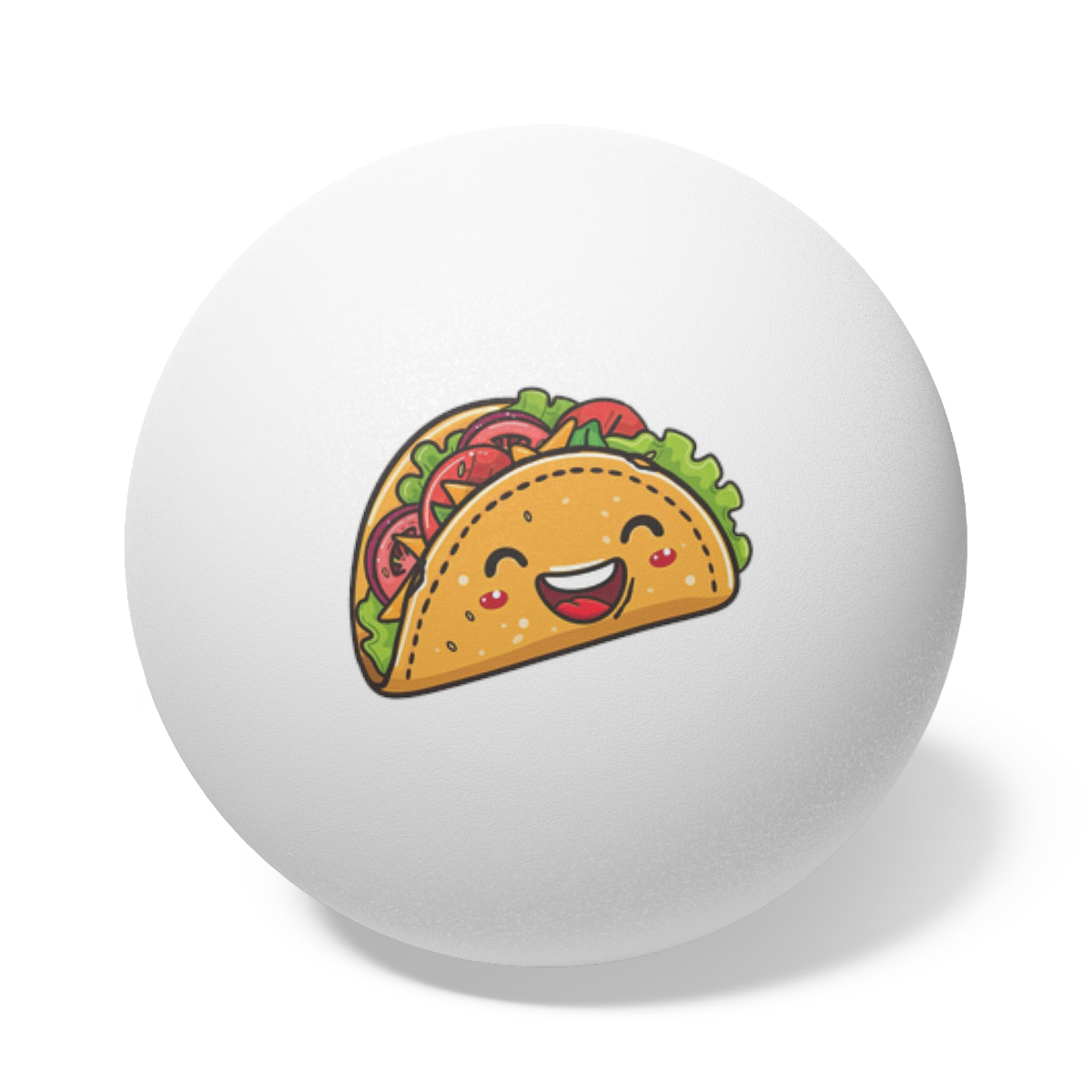 Taco Ping Pong Balls, 6 pcs