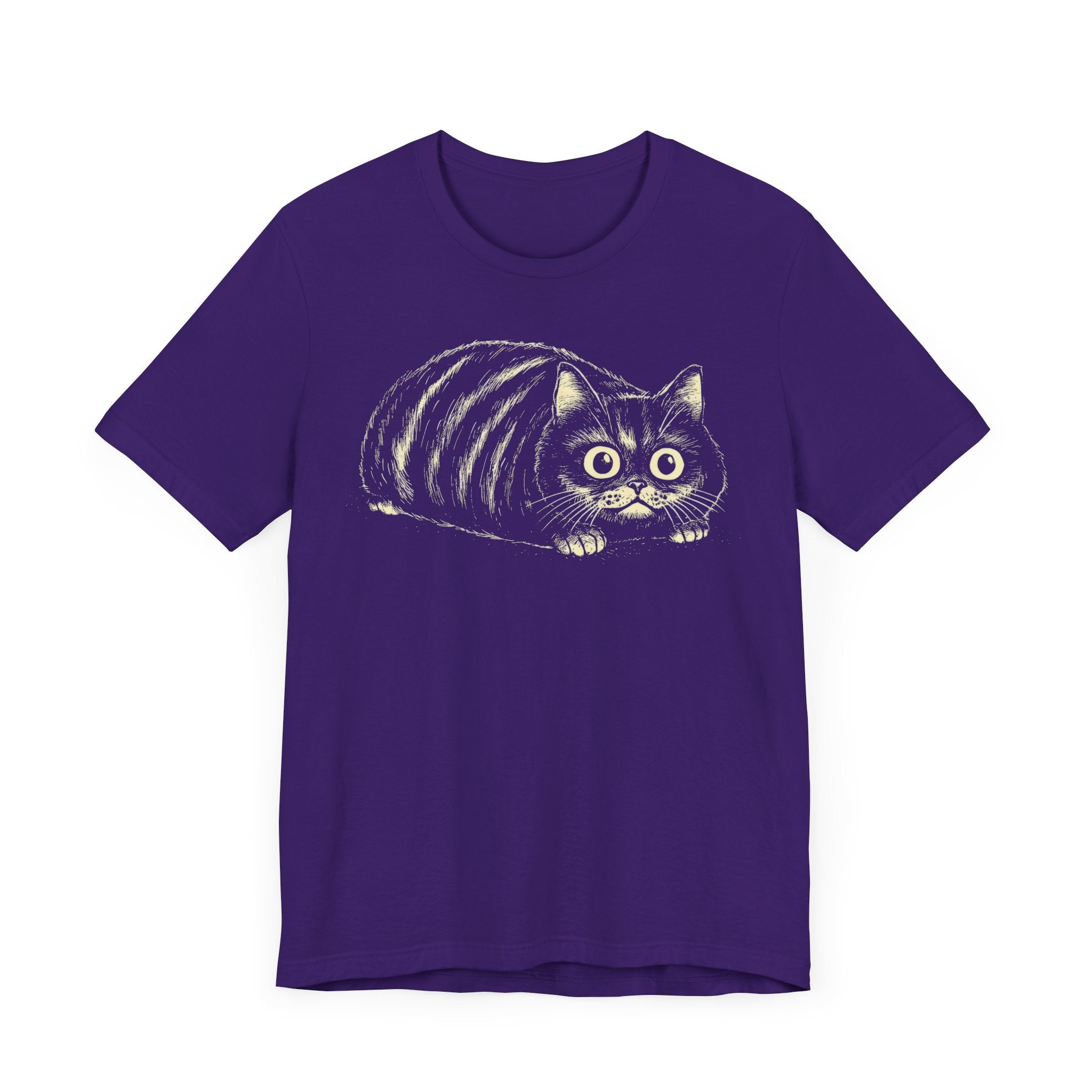 Wide-Eyed Cat Graphic Tee