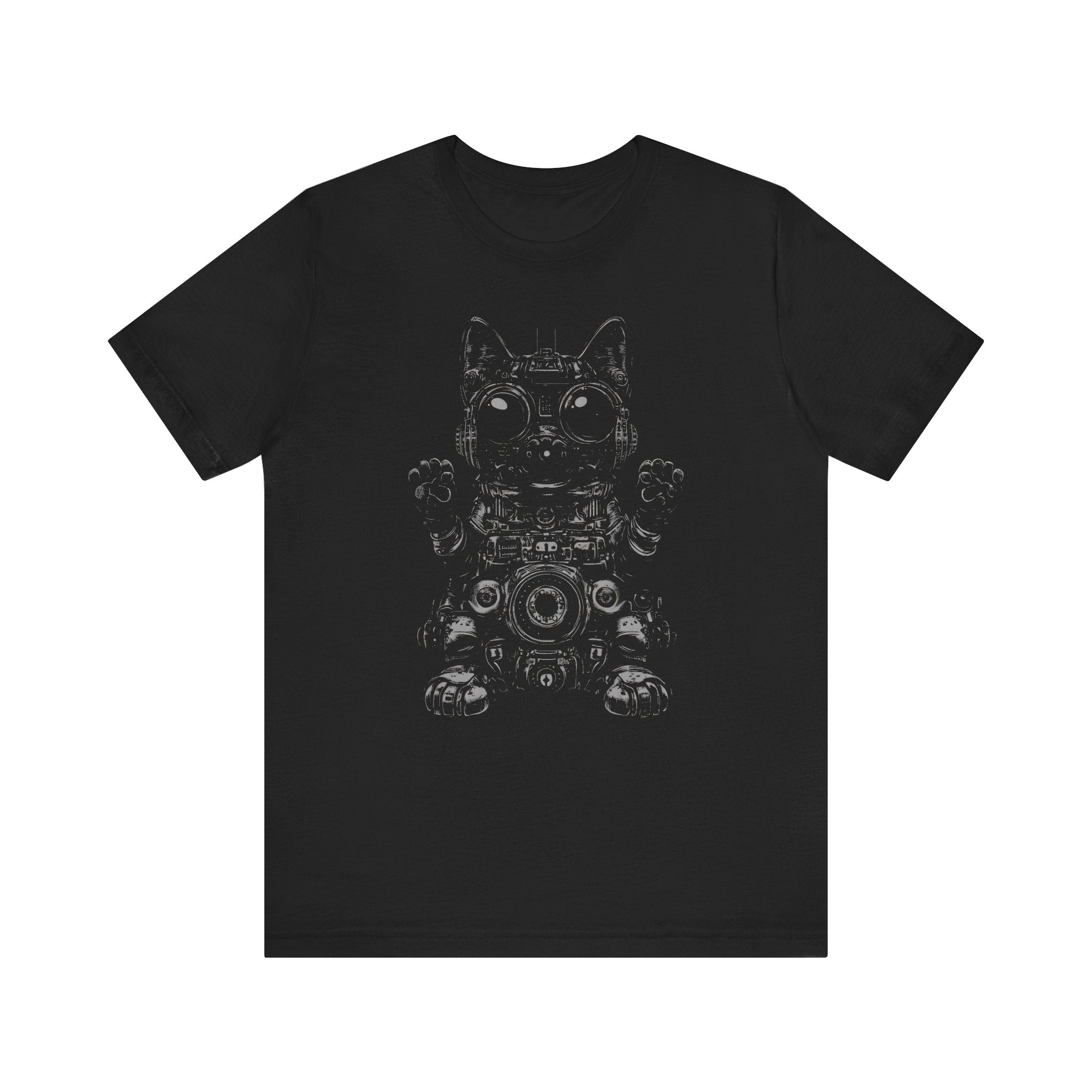 Dark Tech Maneki Neko T-Shirt