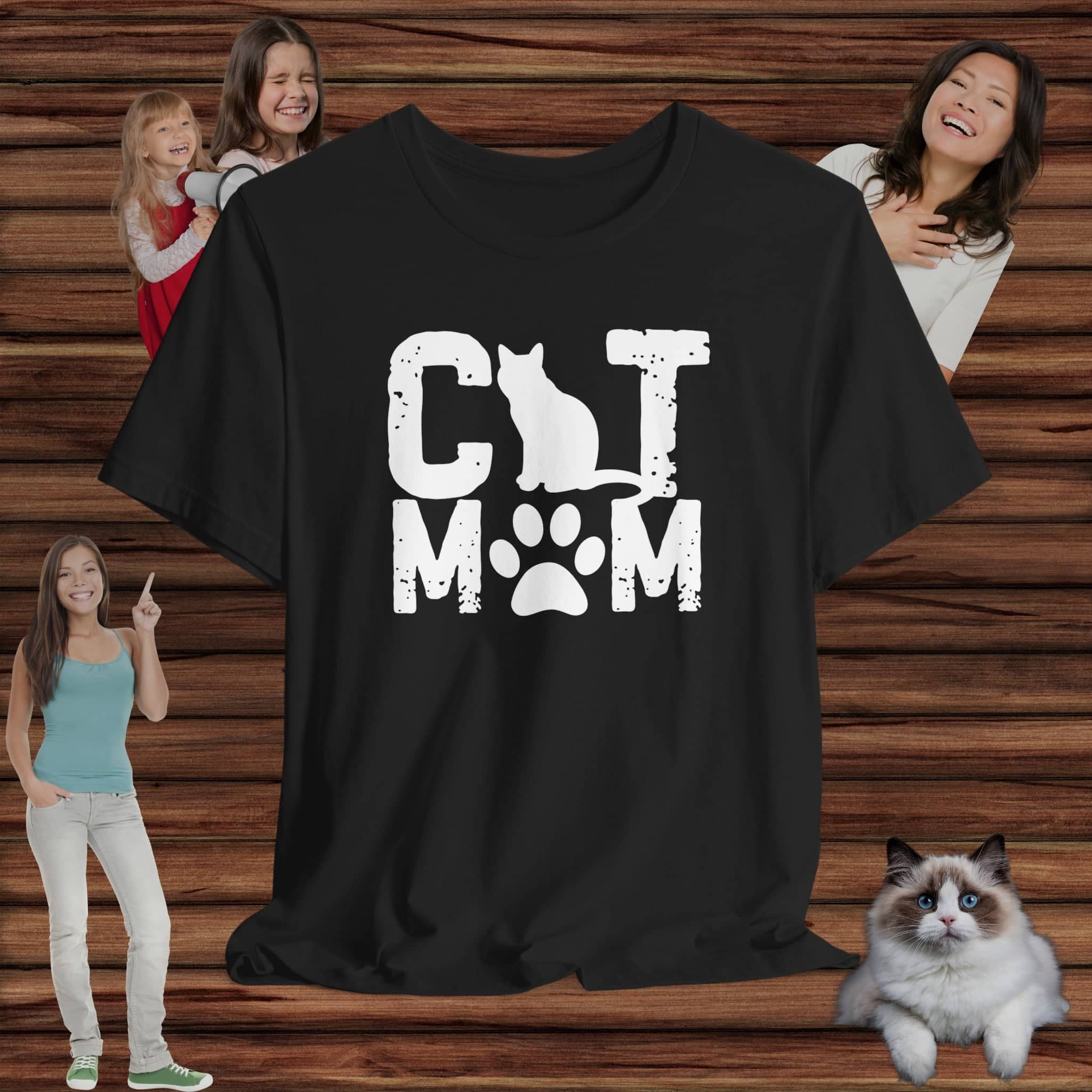 Cat Mom T-Shirt