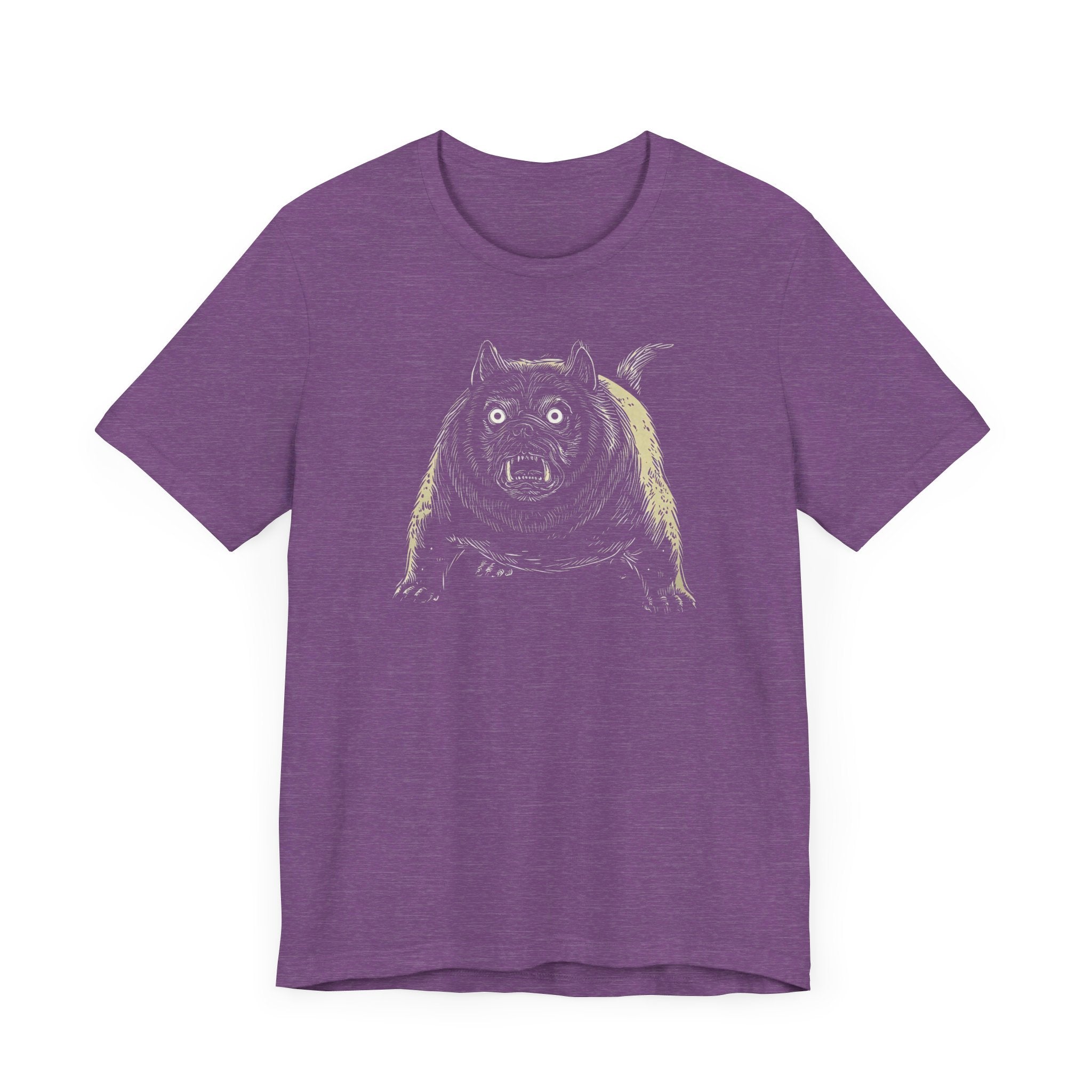 Fierce Chubby Dog Graphic T-Shirt