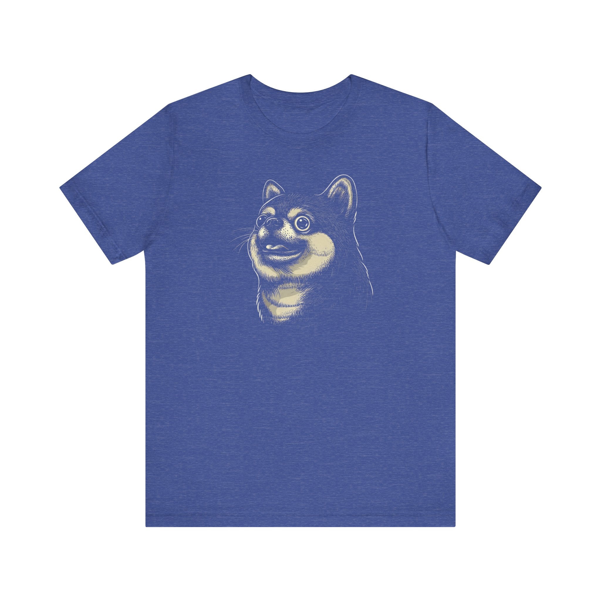 Quirky Shiba Inu Face T-Shirt