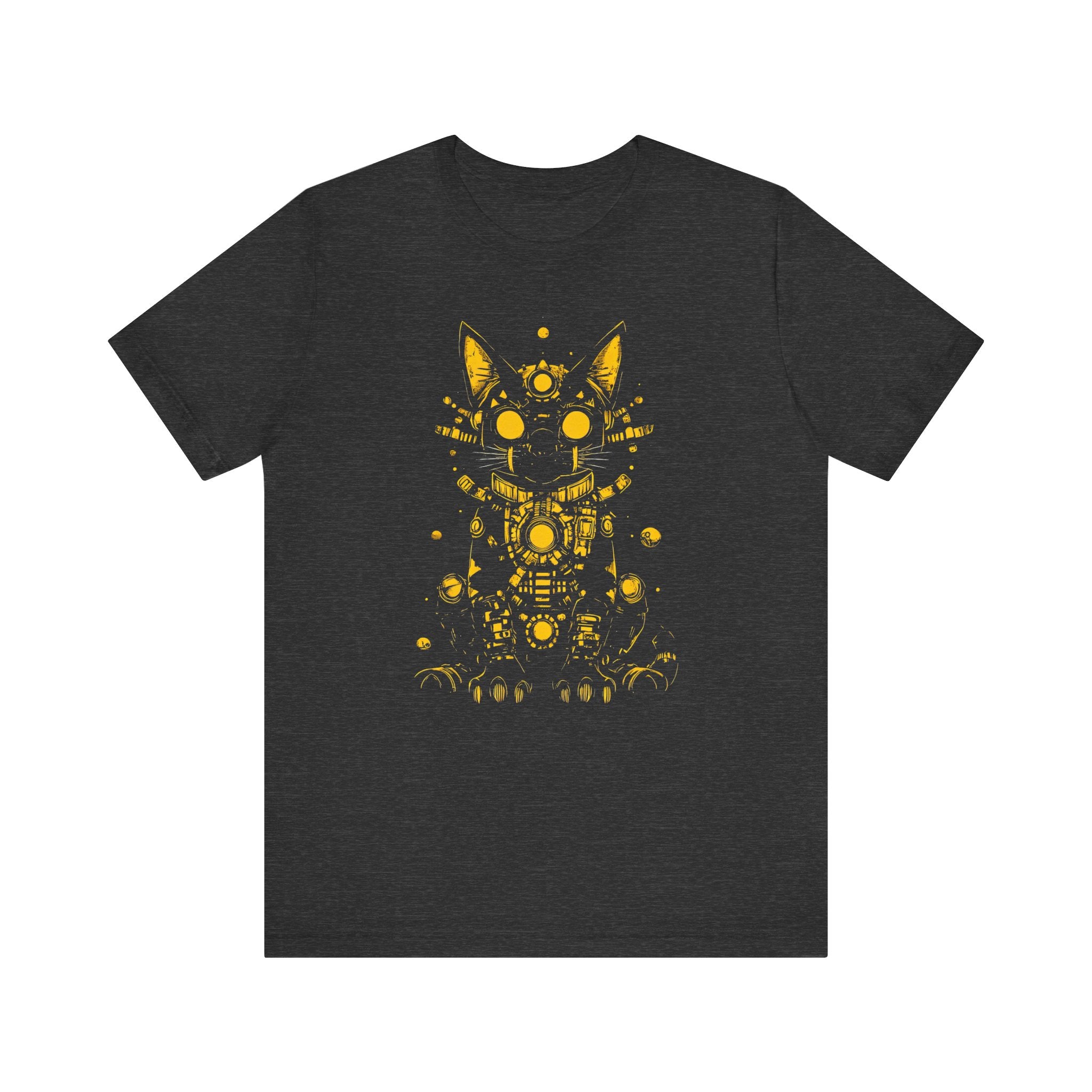 Golden Cyber Cat T-Shirt