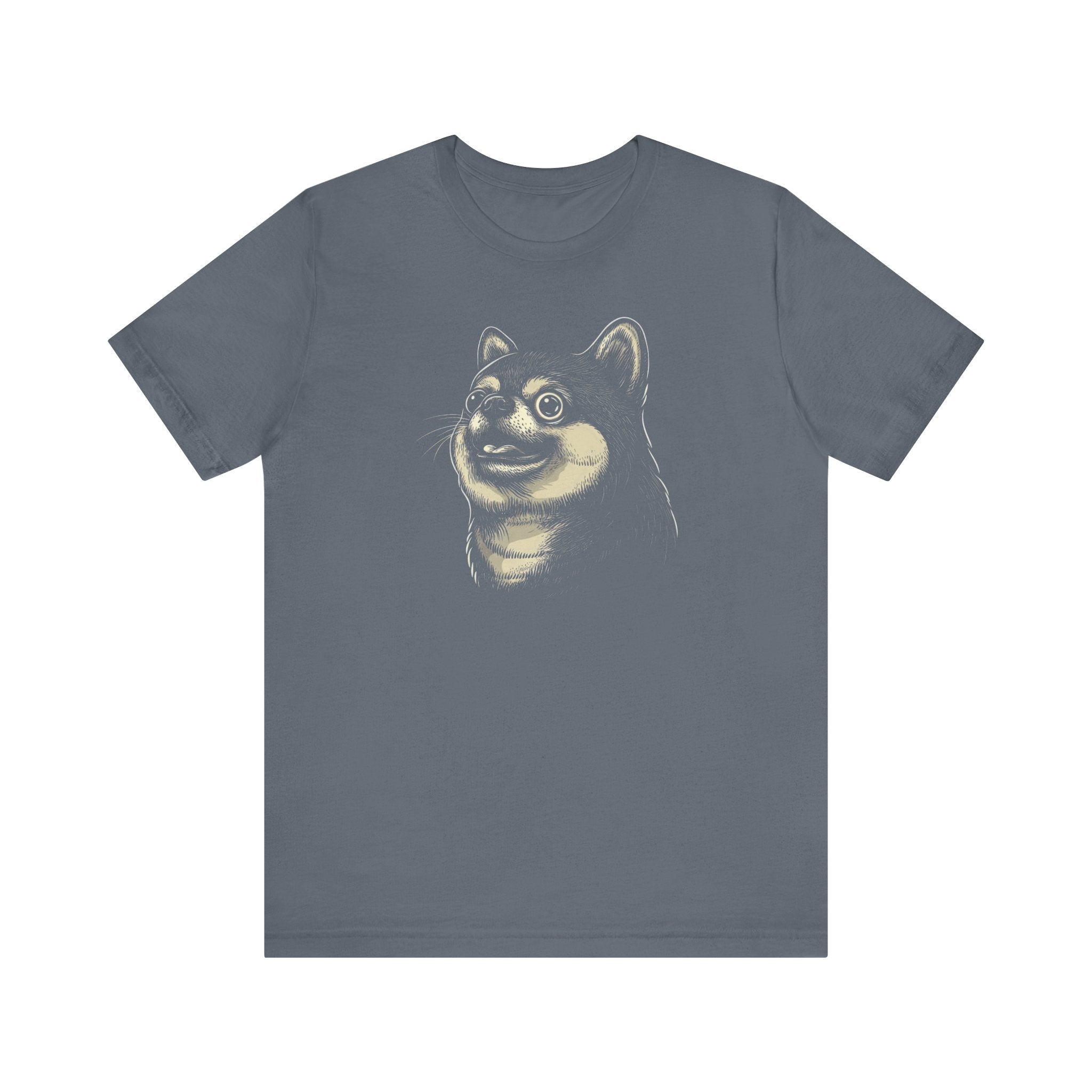 Quirky Shiba Inu Face T-Shirt