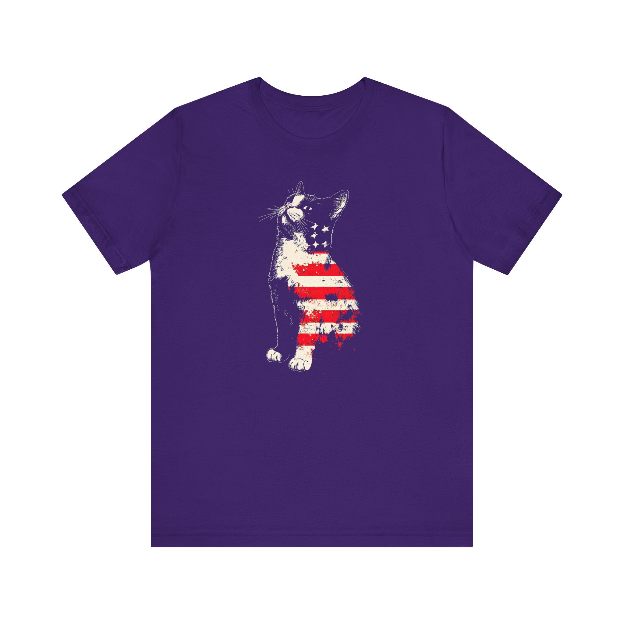 American Flag Cat T-Shirt