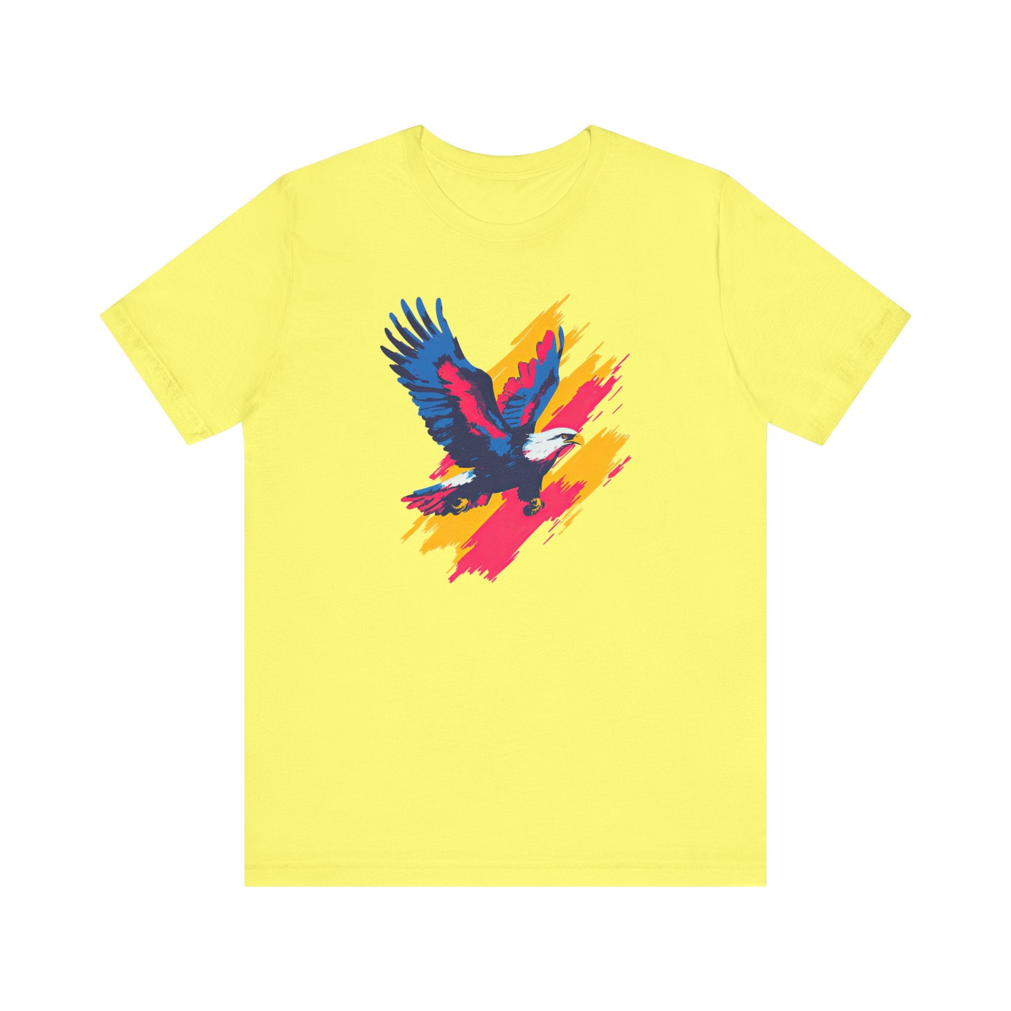 Vibrant Eagle T-Shirt Bold Brushstroke Design