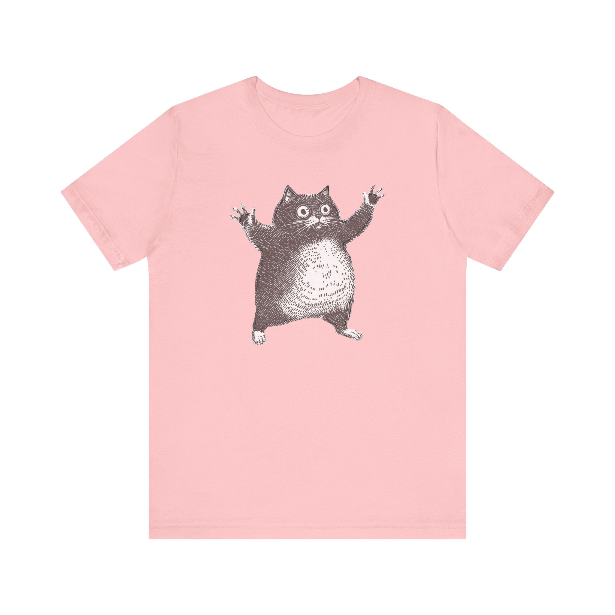 Hilarious Chonky Cat T-Shirt Vintage Funny Cat Graphic Tee