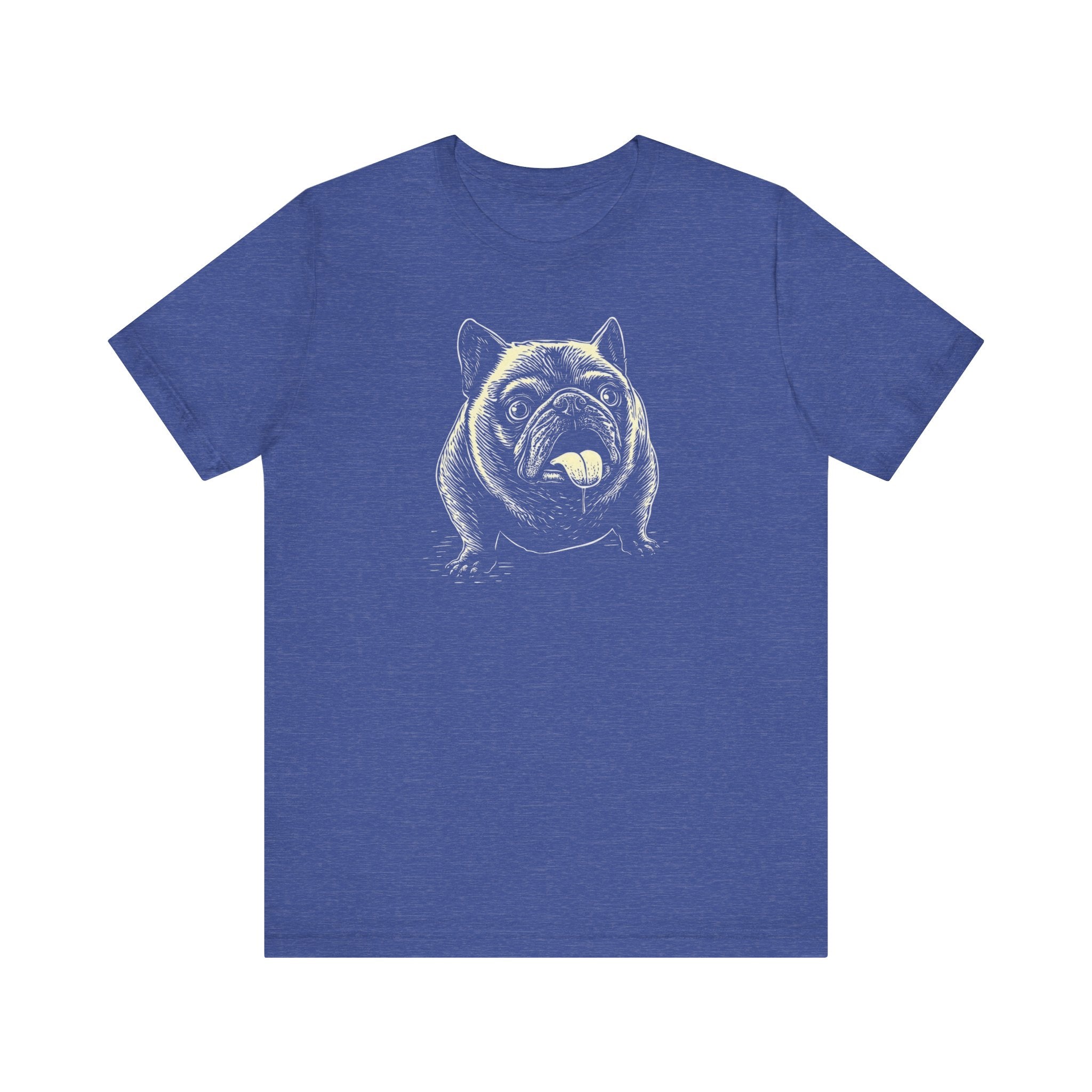 Grumpy French Bulldog Cartoon T-Shirt