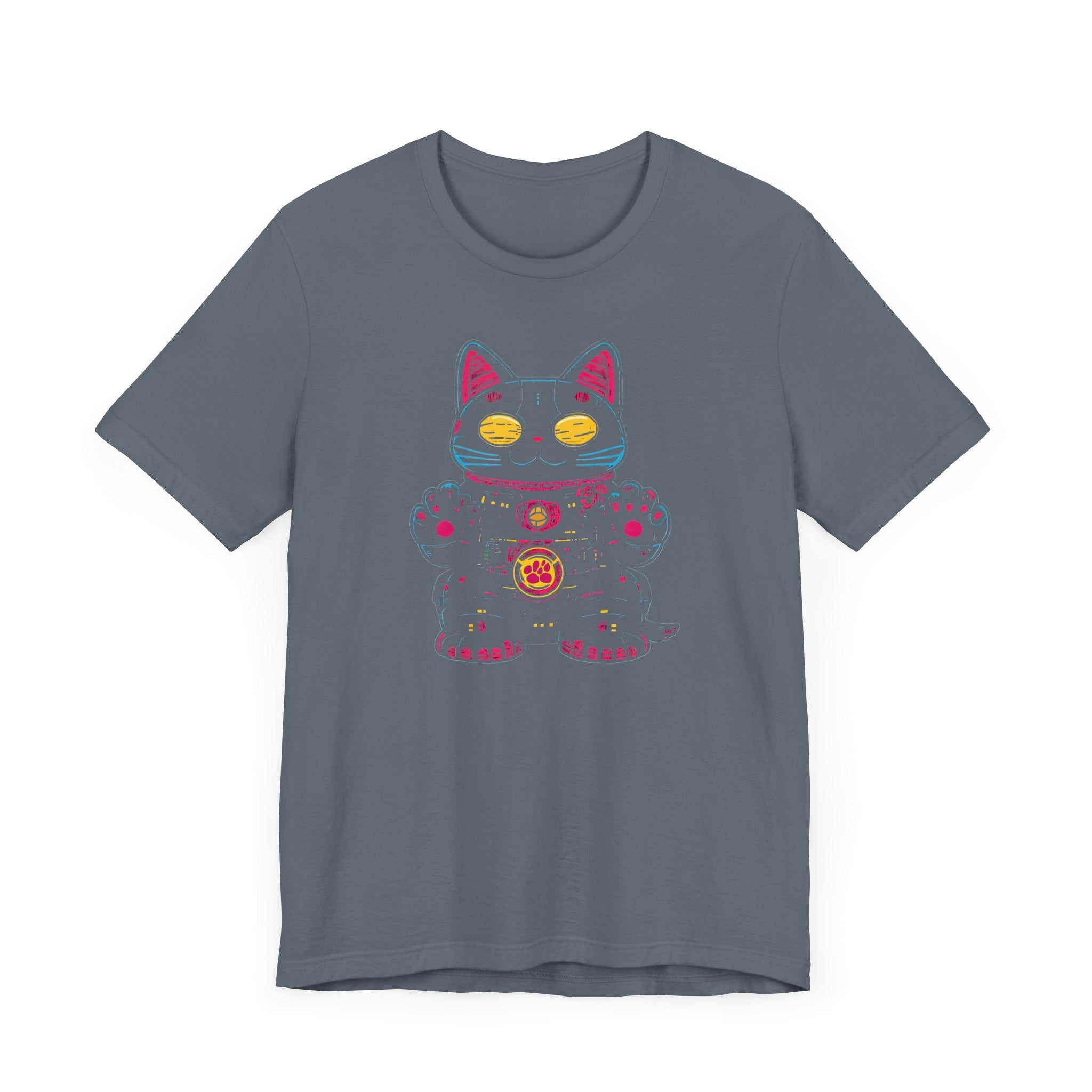 Neon Lucky Cat T-Shirt