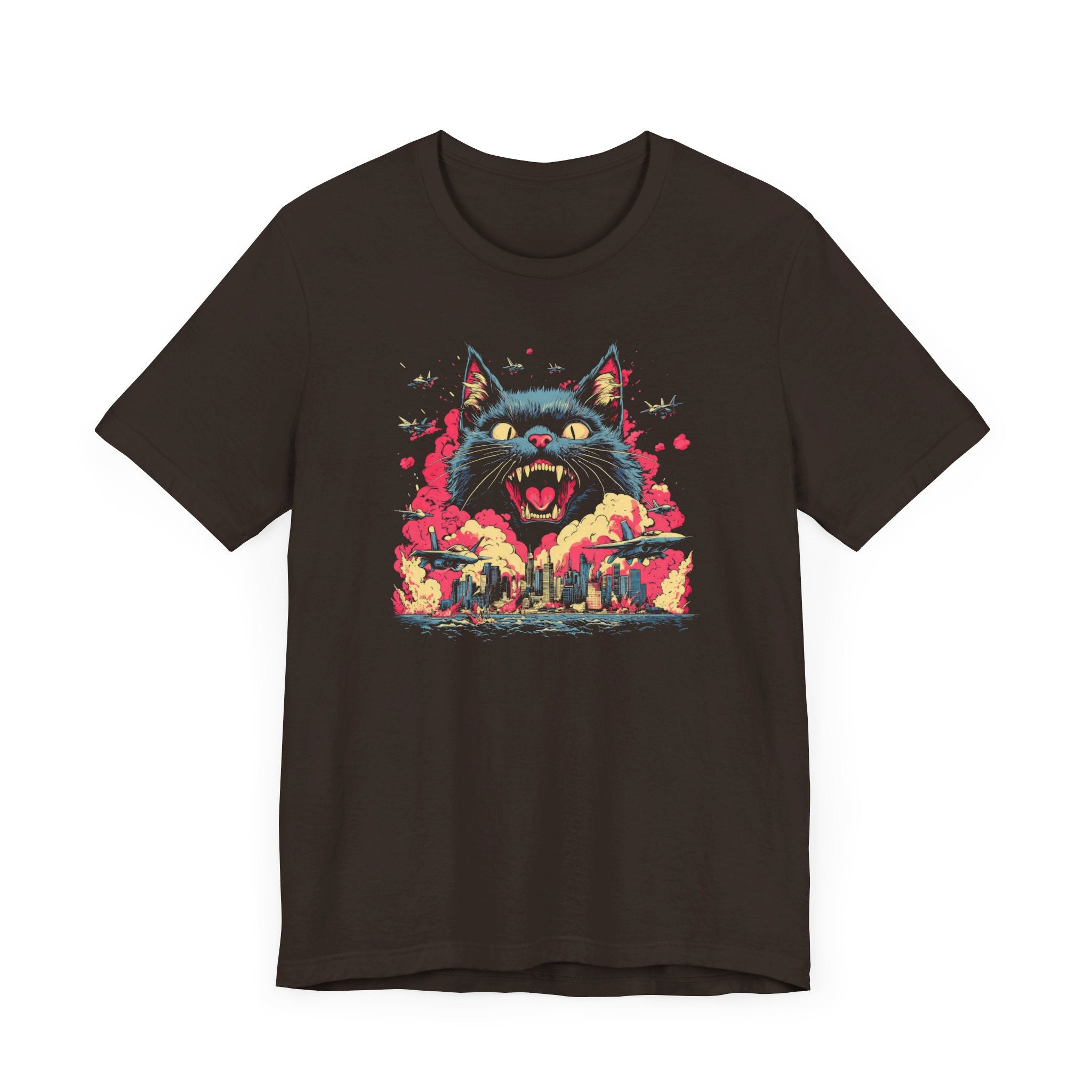 Catzilla Rampage T-Shirt Epic Cat City Destruction Design