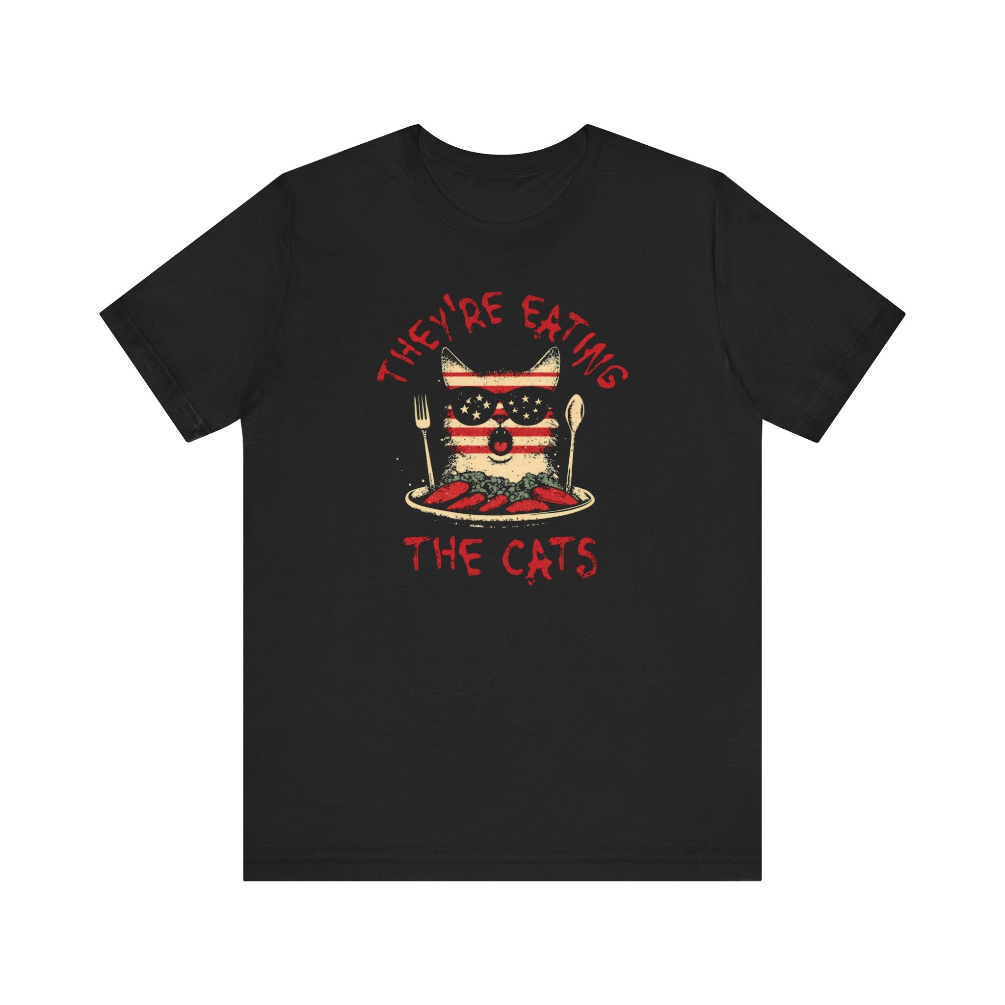 They're Eating the Cats Funny Cat Graphic Tee