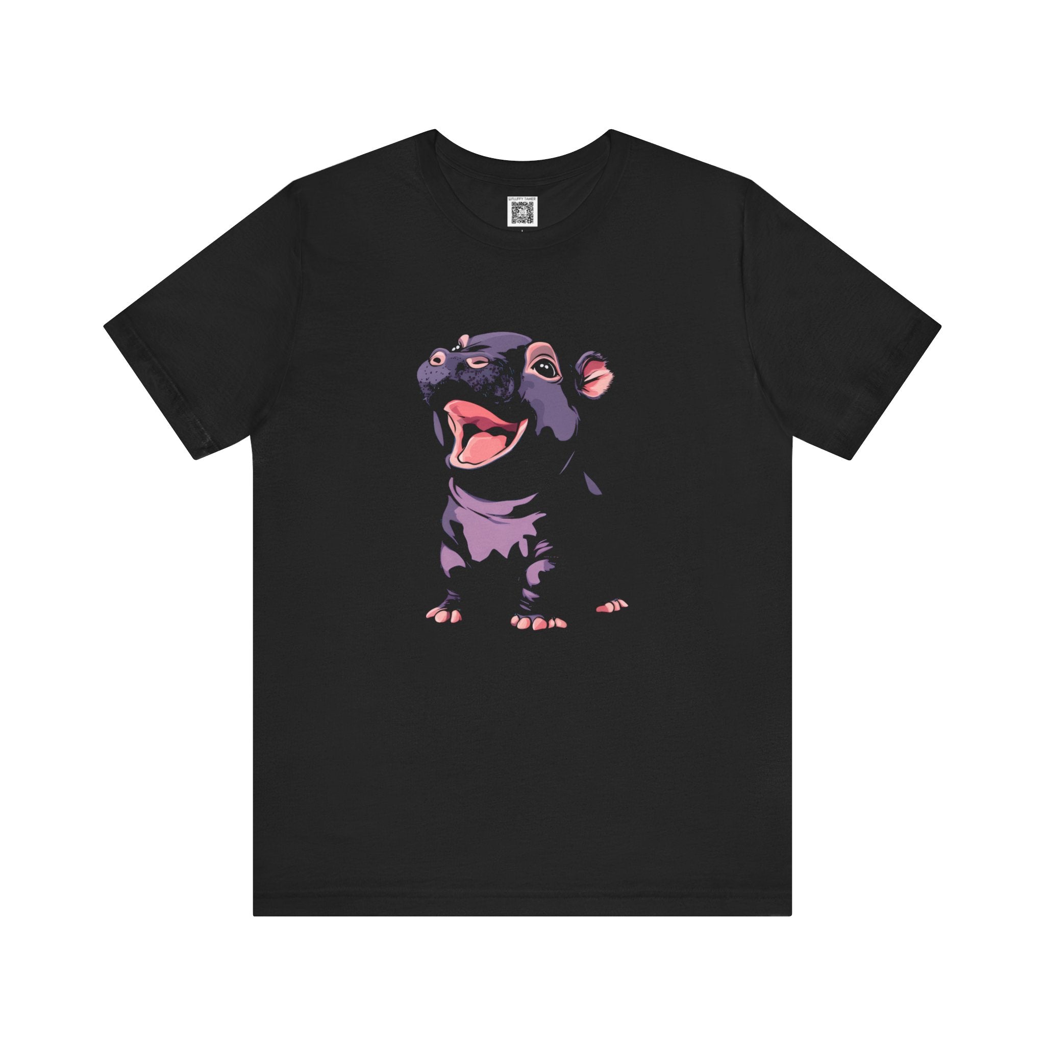 Cute Hippo Graphic T-Shirt