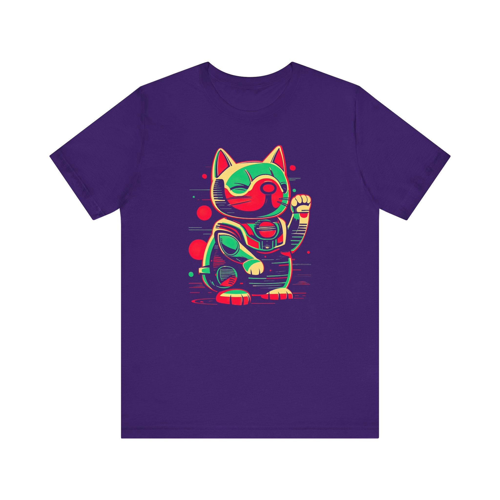 Neon Robo Cat T-Shirt