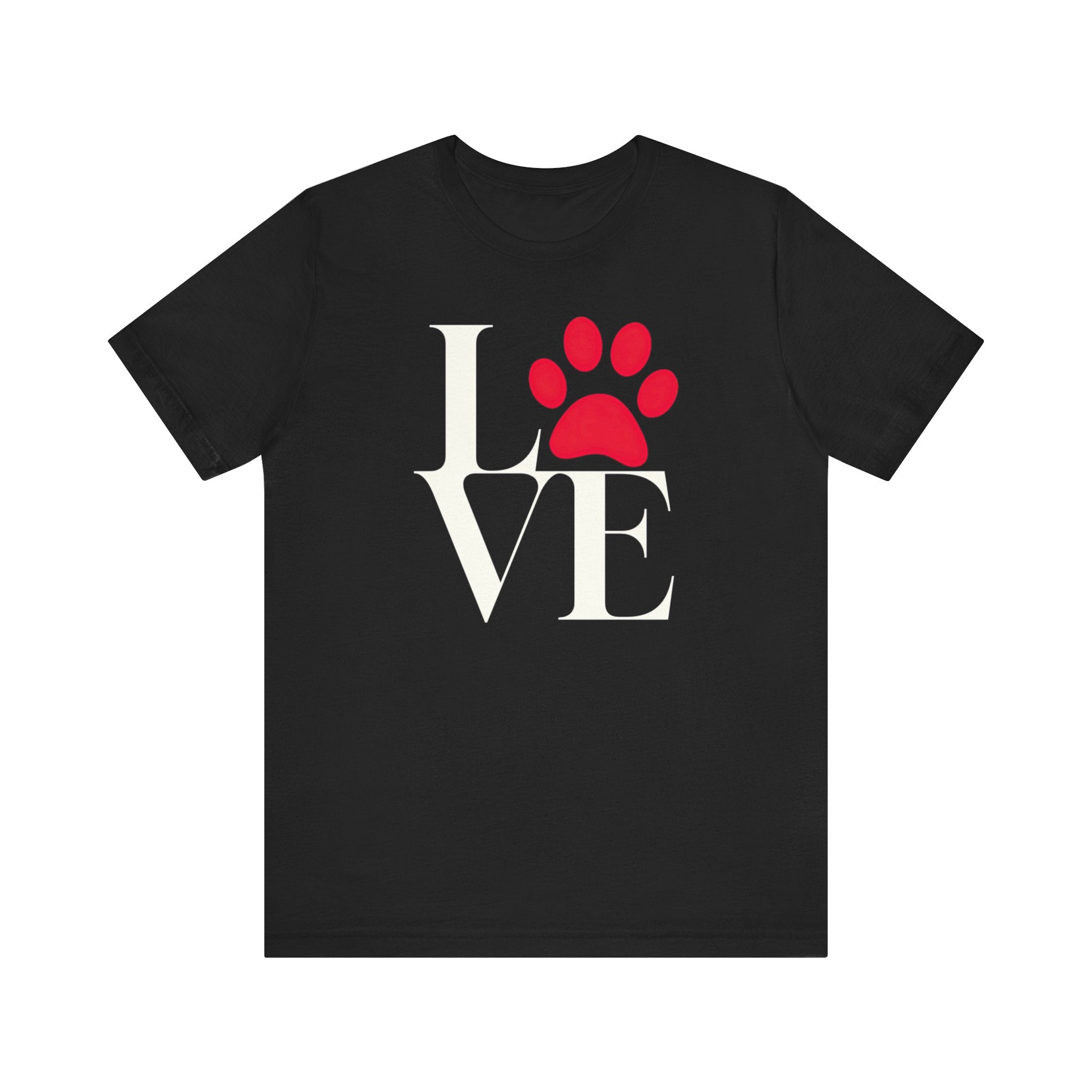 Love Paw Print Animal Lover T-Shirt