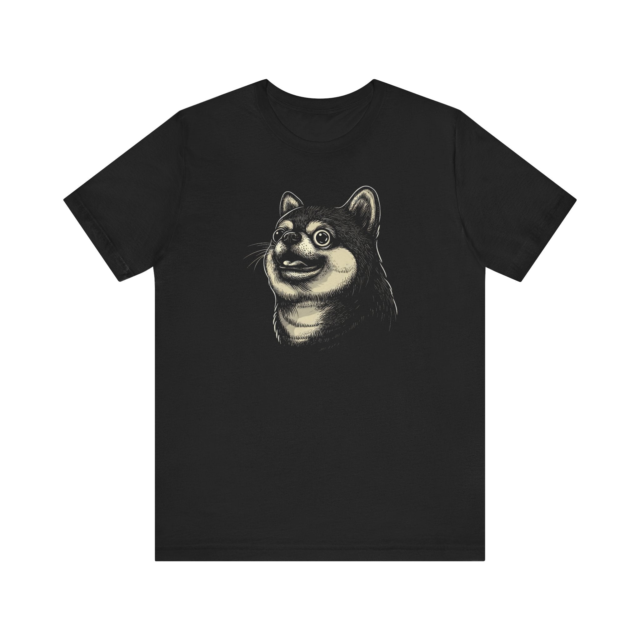 Quirky Shiba Inu Face T-Shirt