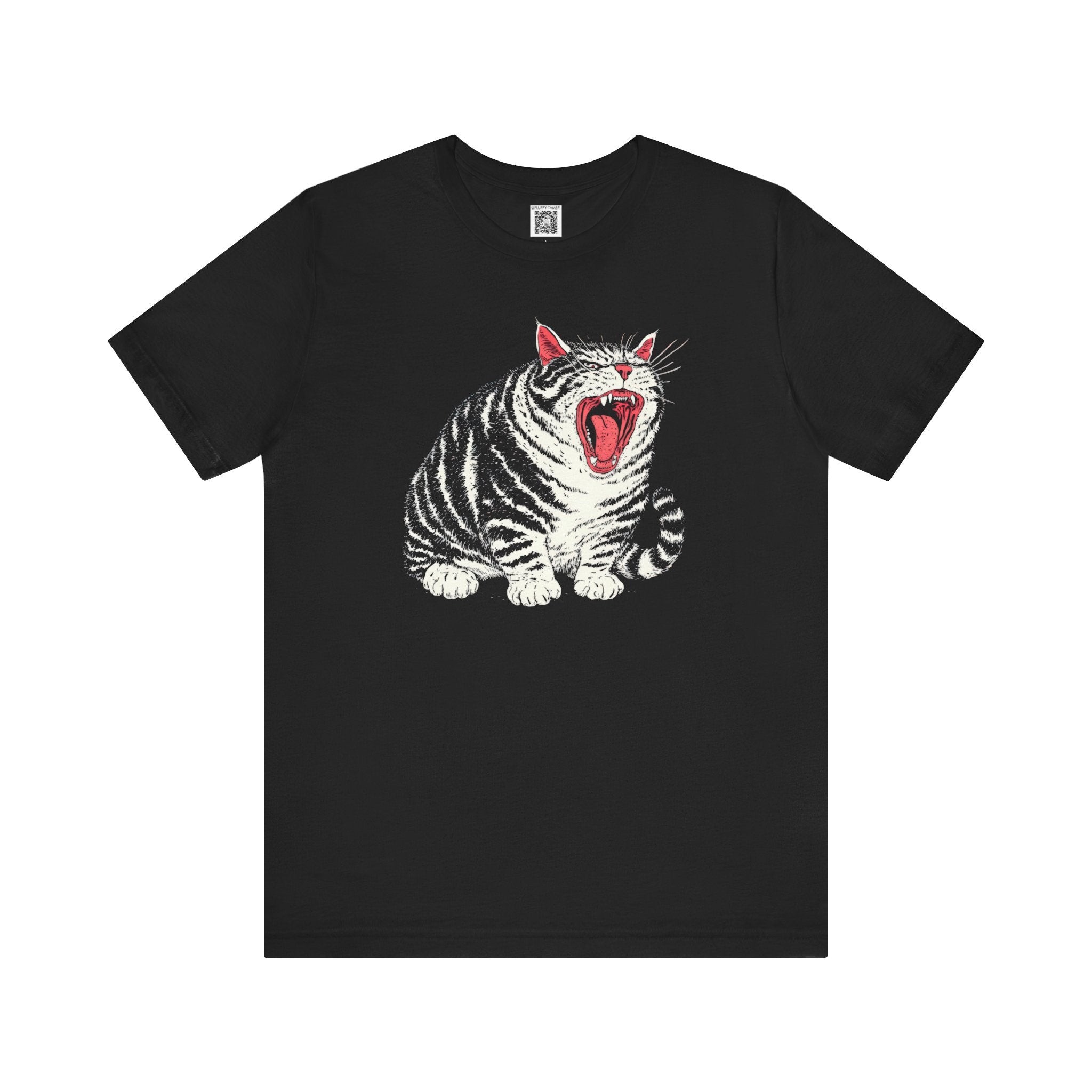 Yawning Cat Graphic Tee