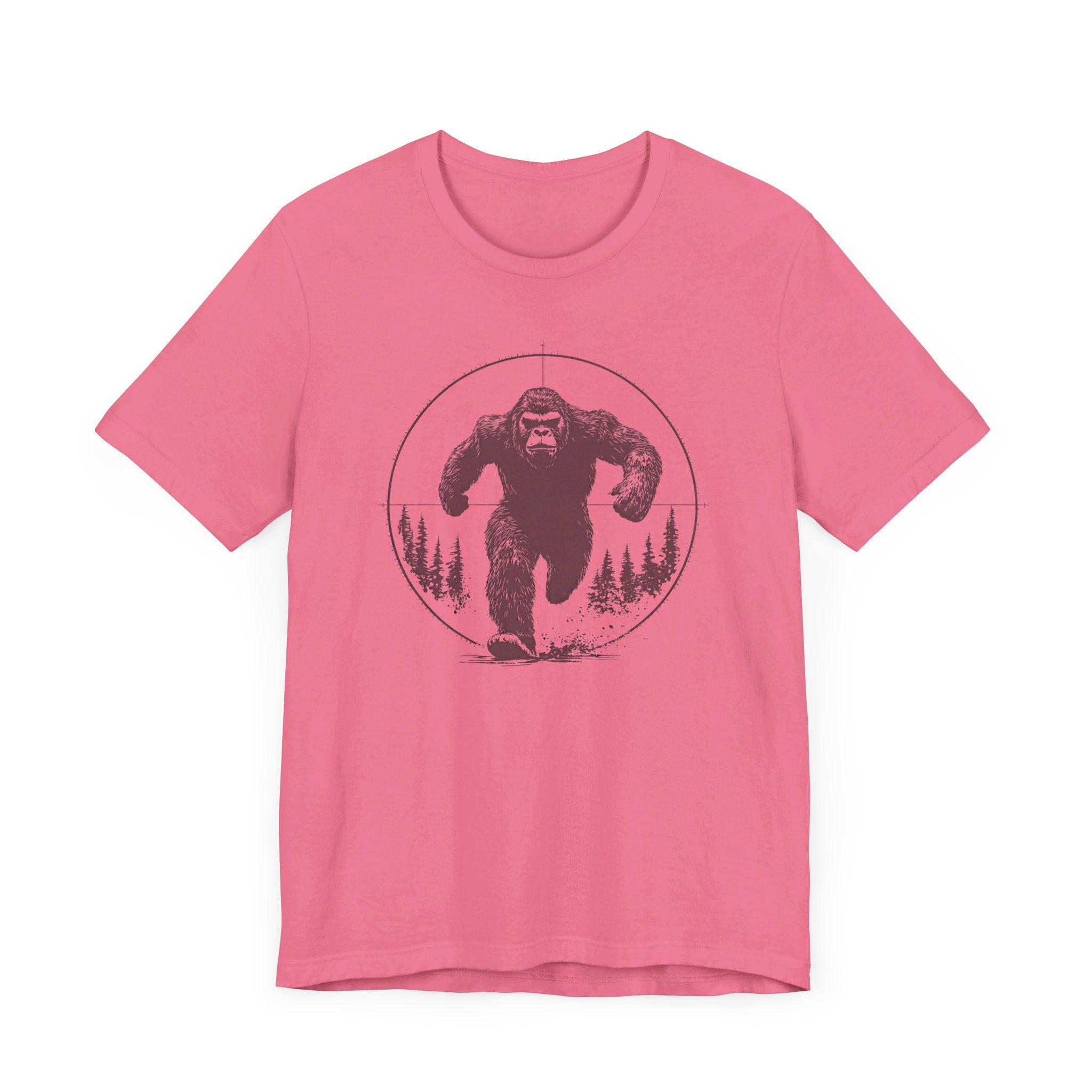 Bigfoot in Crosshairs T-Shirt Funny Adventure Design