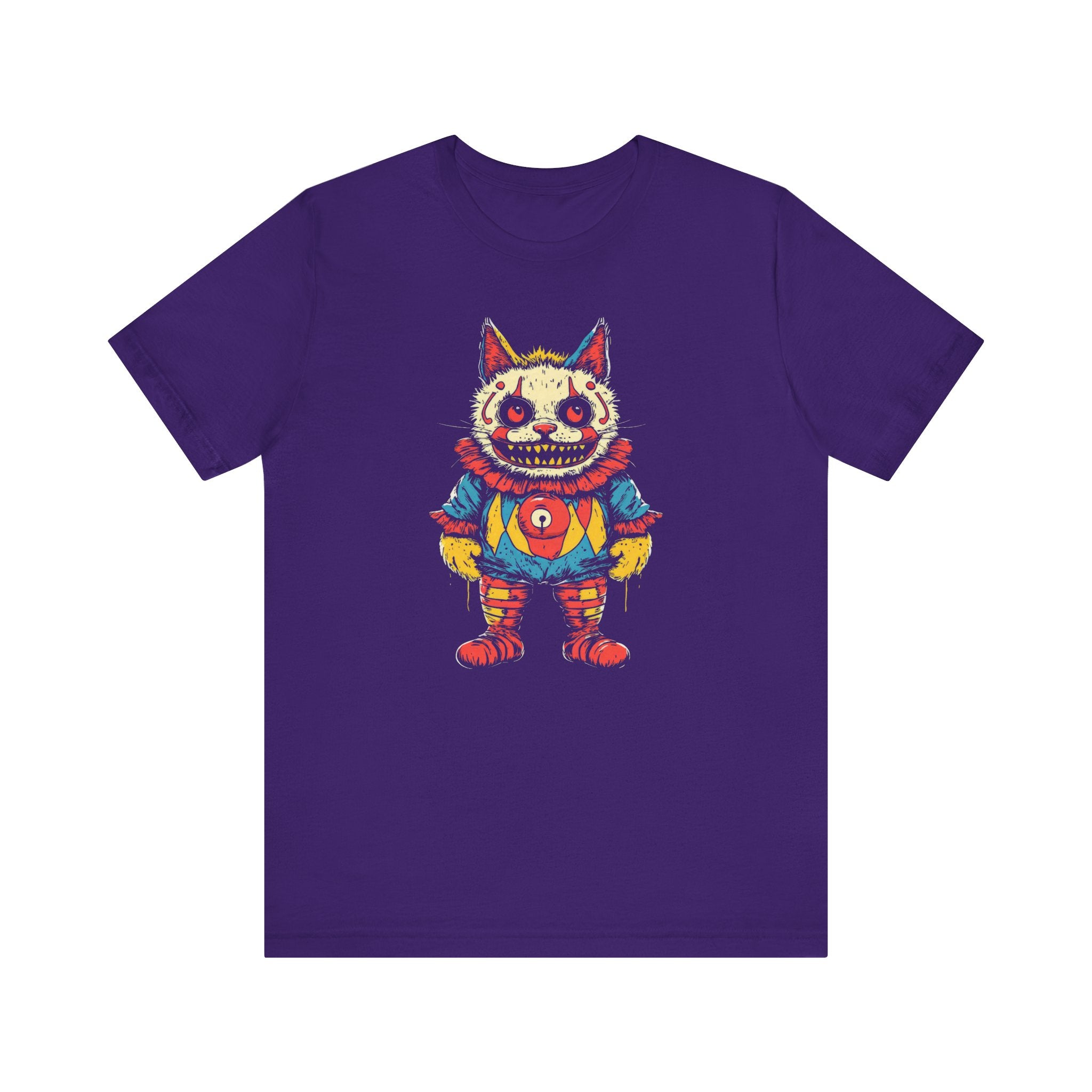 Sinister Clown Cat Graphic Tee