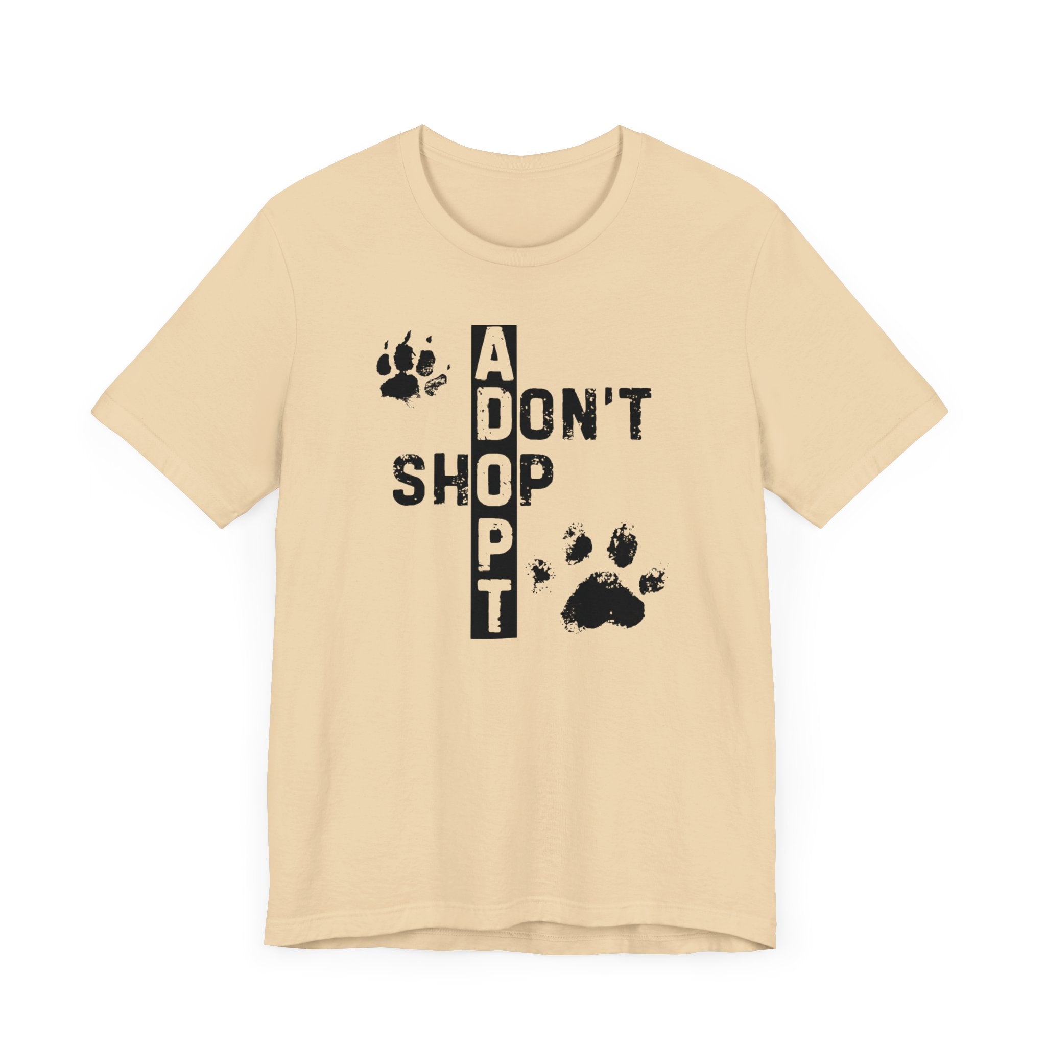 Adopt Don’t Shop T-Shirt - Paw Print Rescue Tee