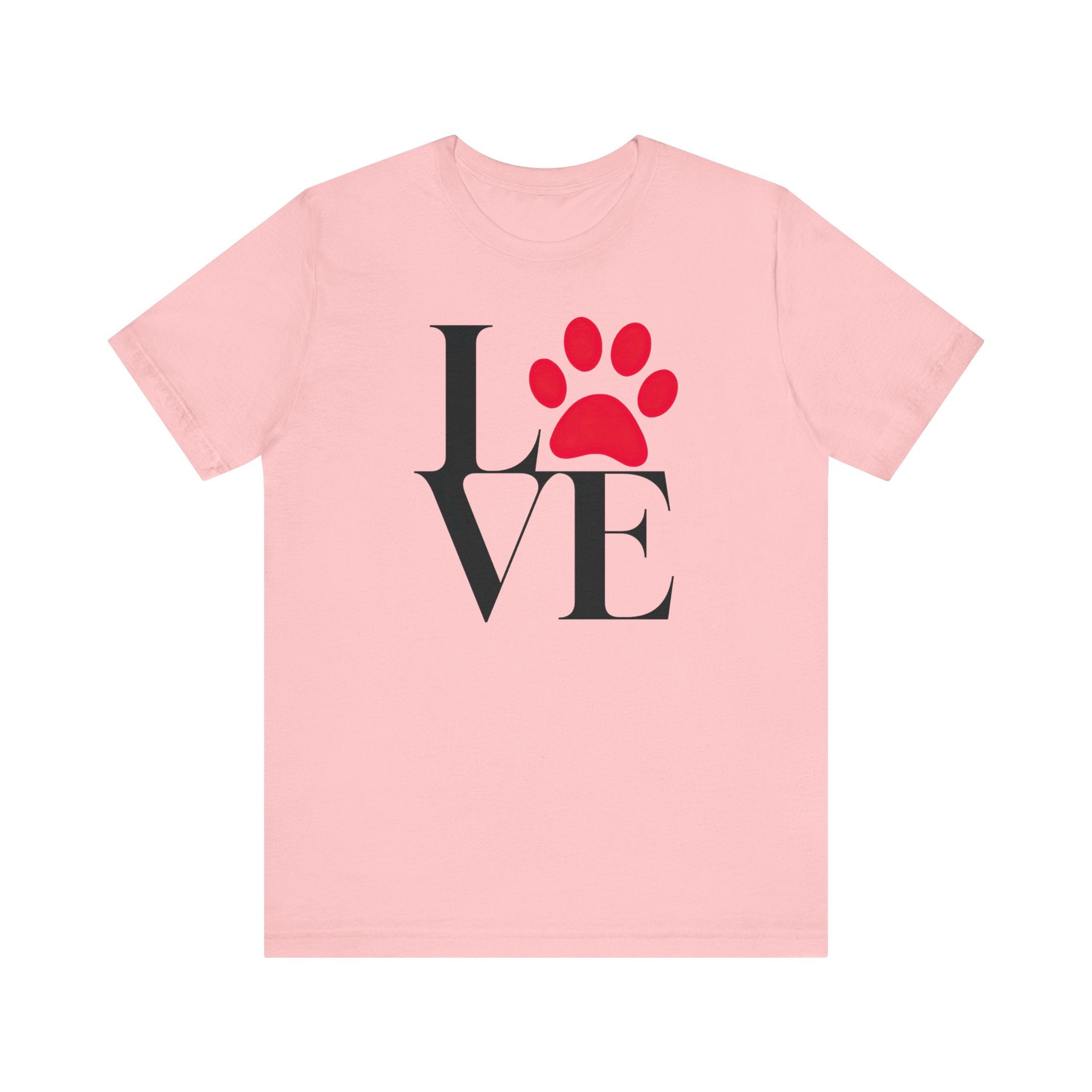 Love Paw Print Animal Lover T-Shirt