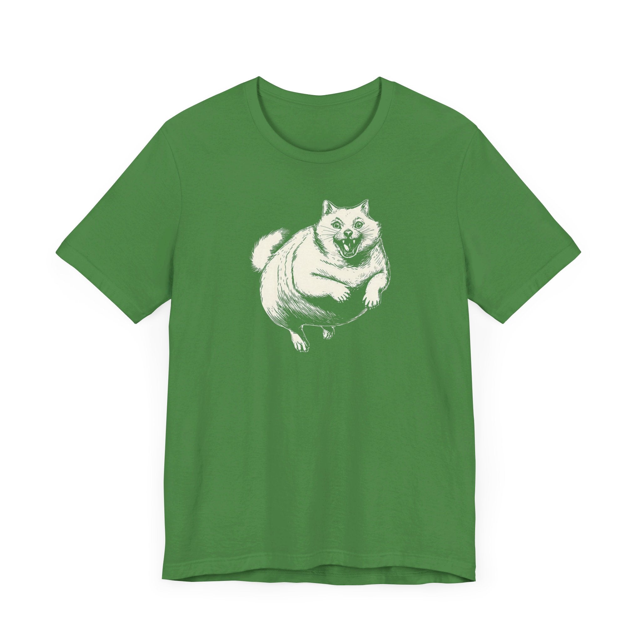 Fluffy Running Dog Graphic Tee