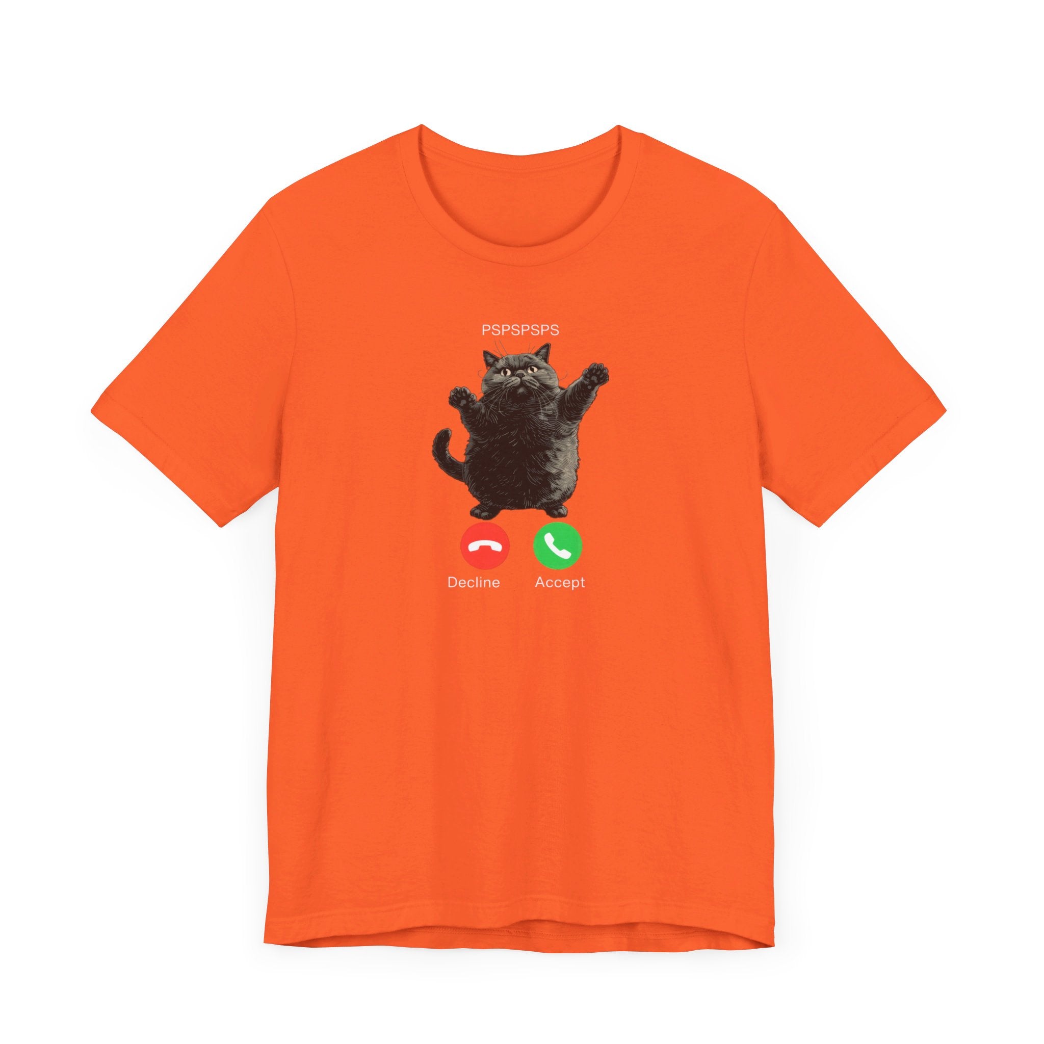 PSPSPSPS Cat Phone Call T-Shirt