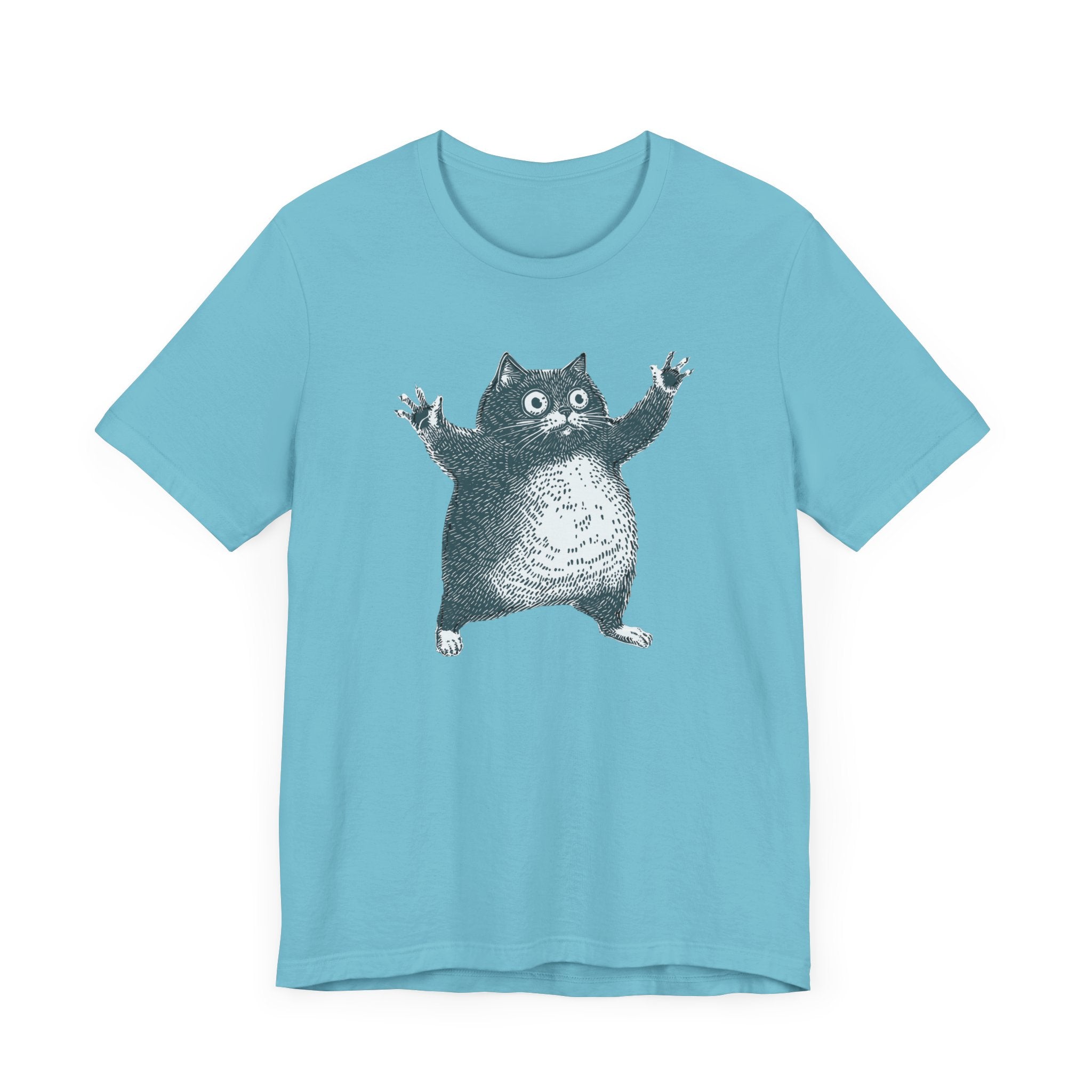 Hilarious Chonky Cat T-Shirt Vintage Funny Cat Graphic Tee