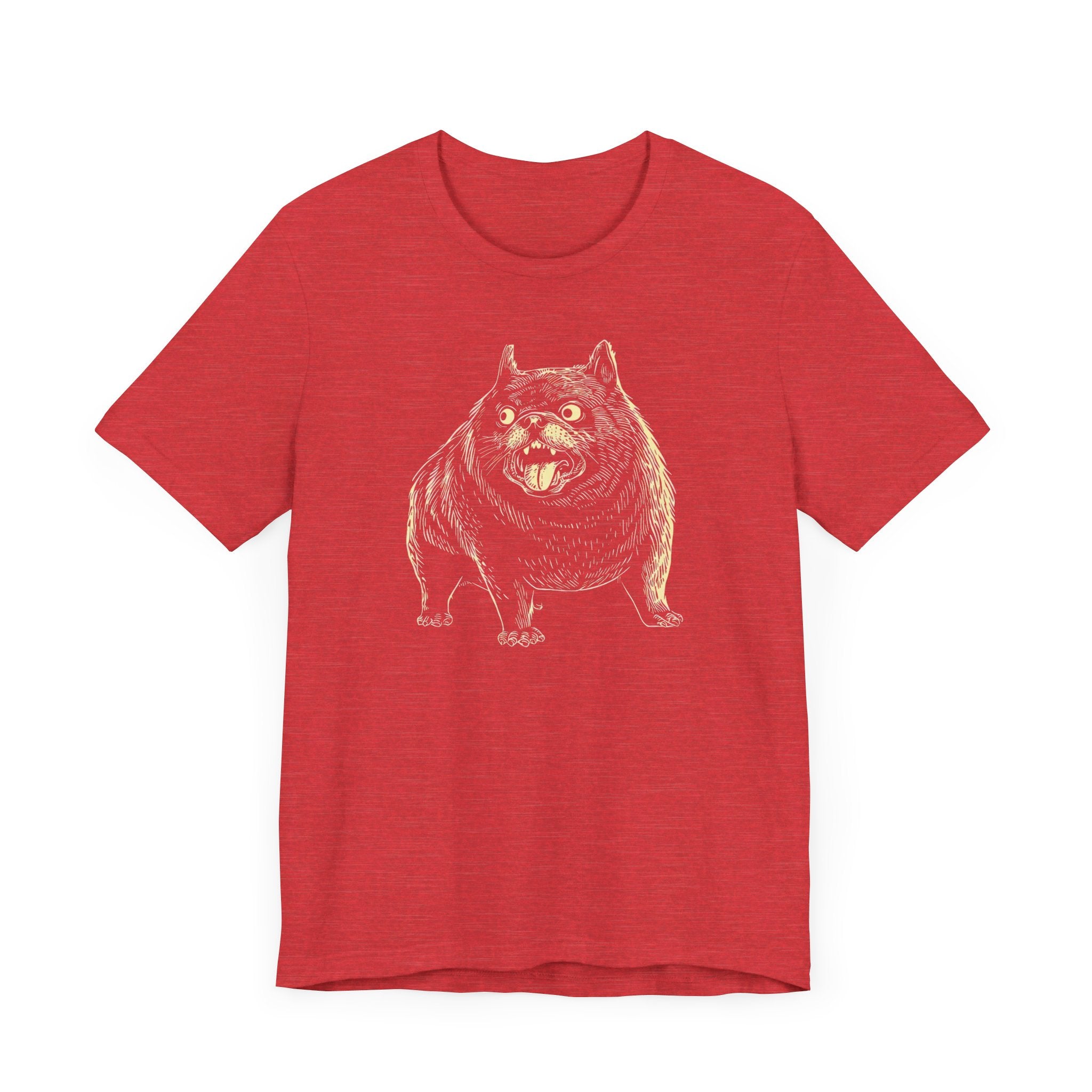 Fierce Dog Expression T-Shirt – Quirky Dog Lovers Tee