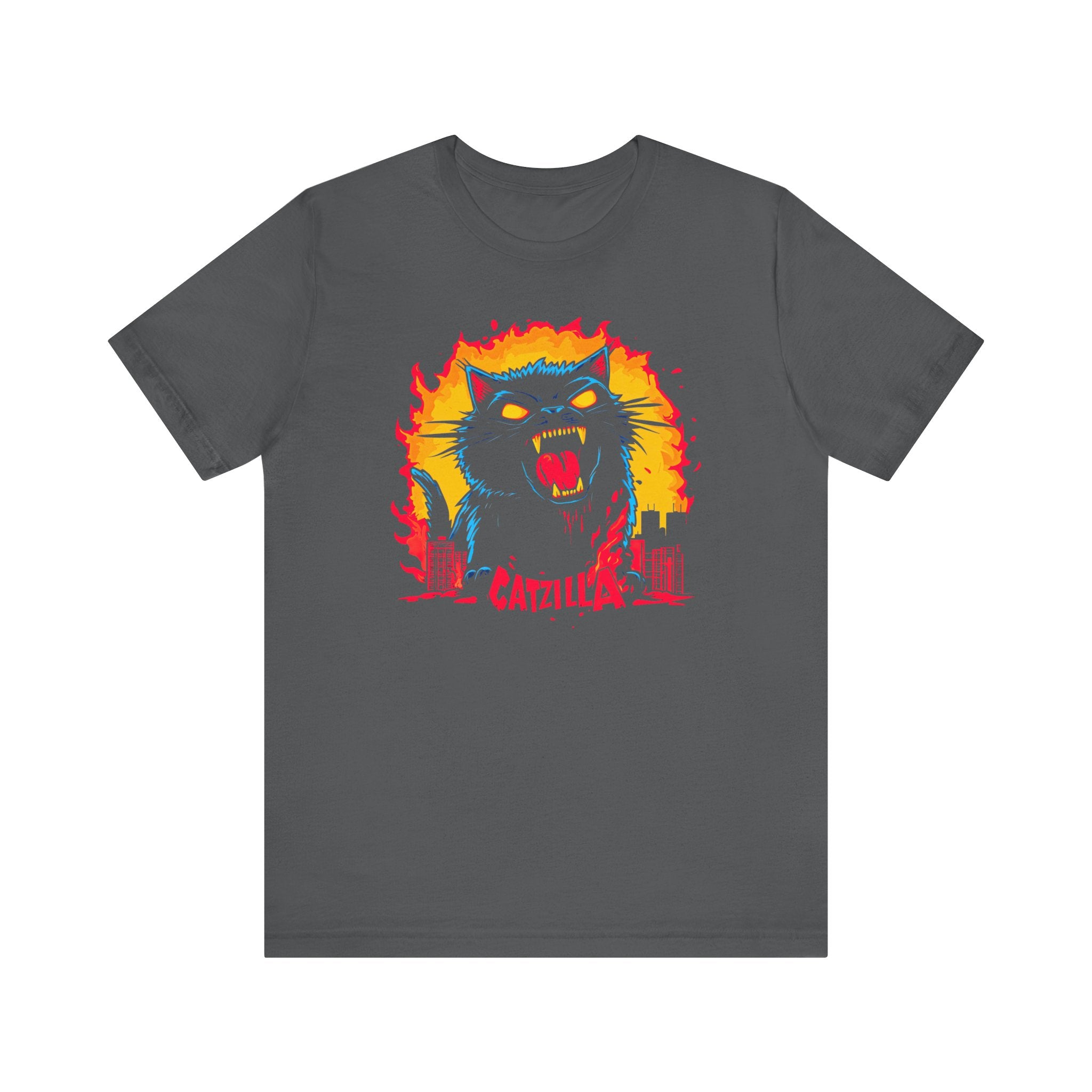 Catzilla Fury T-Shirt Fierce Cat Attack Design