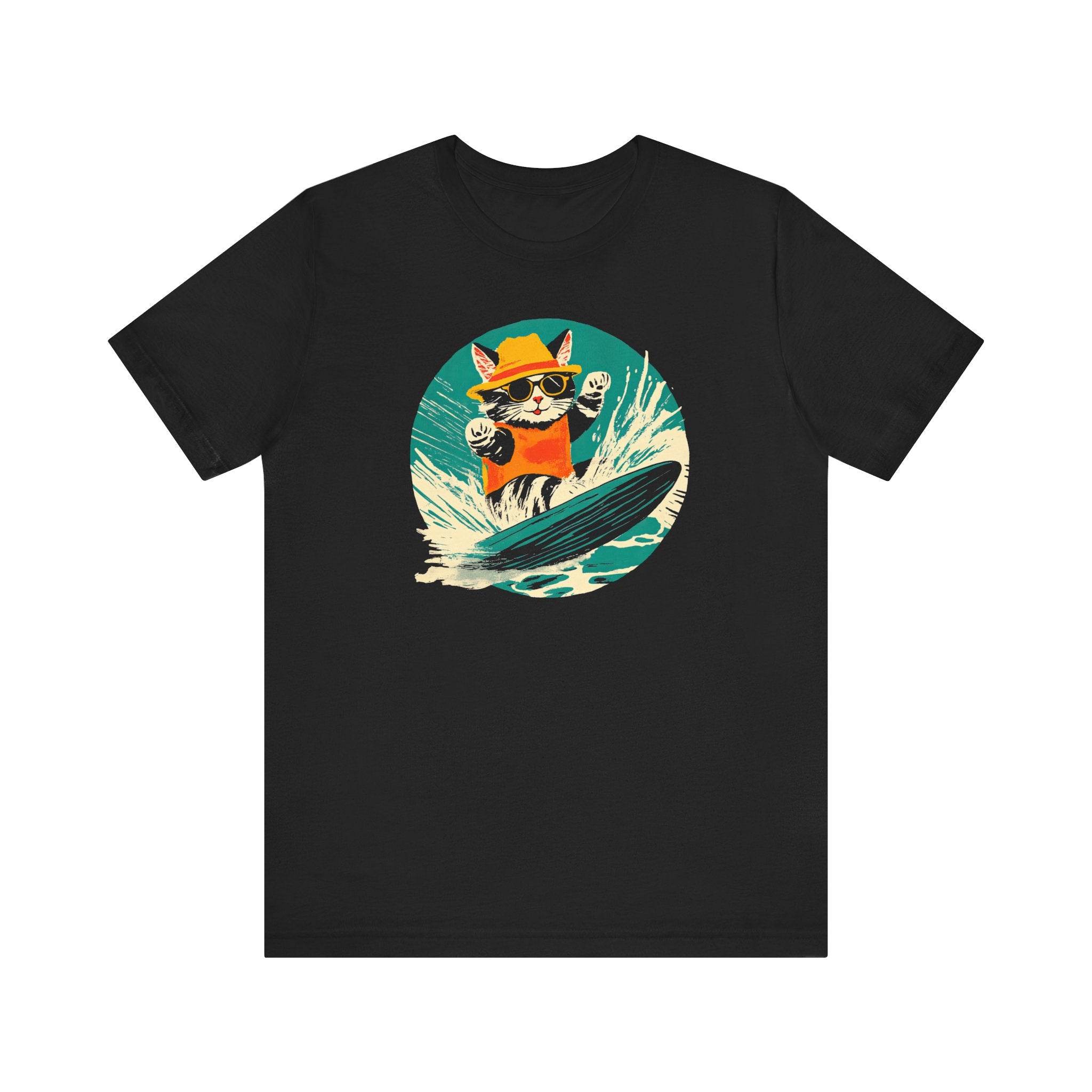 Surfing Cat T-Shirt