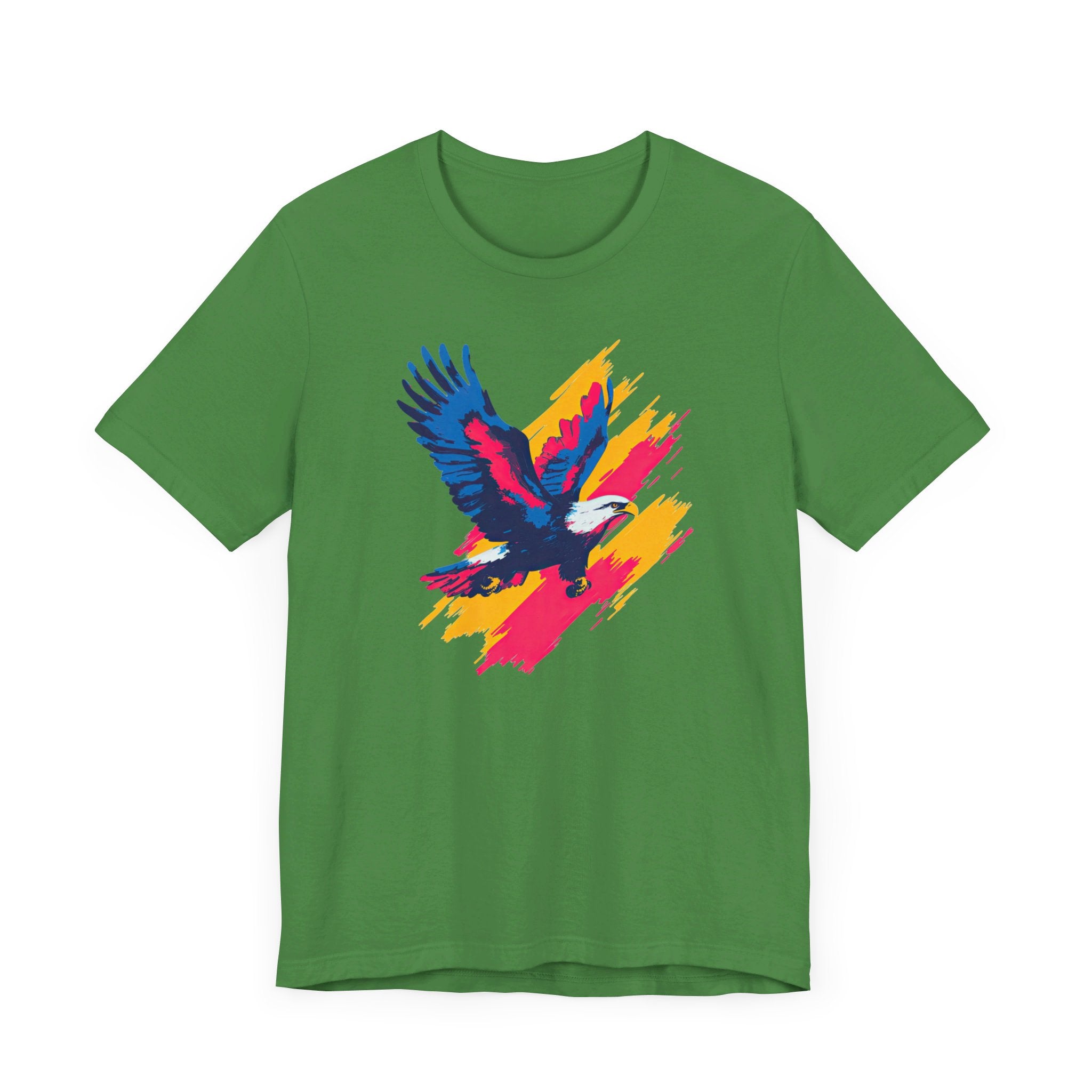 Vibrant Eagle T-Shirt Bold Brushstroke Design