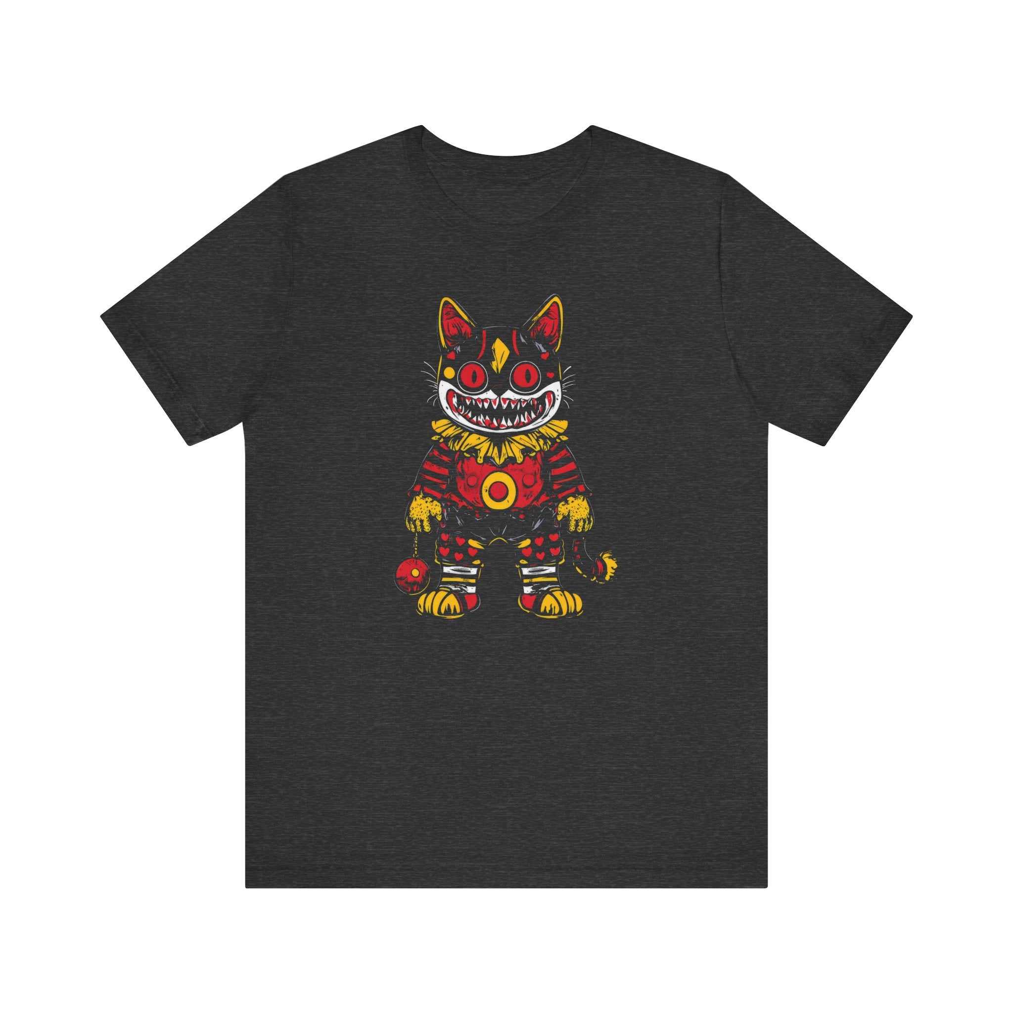 Creepy Clown Cat Graphic Tee