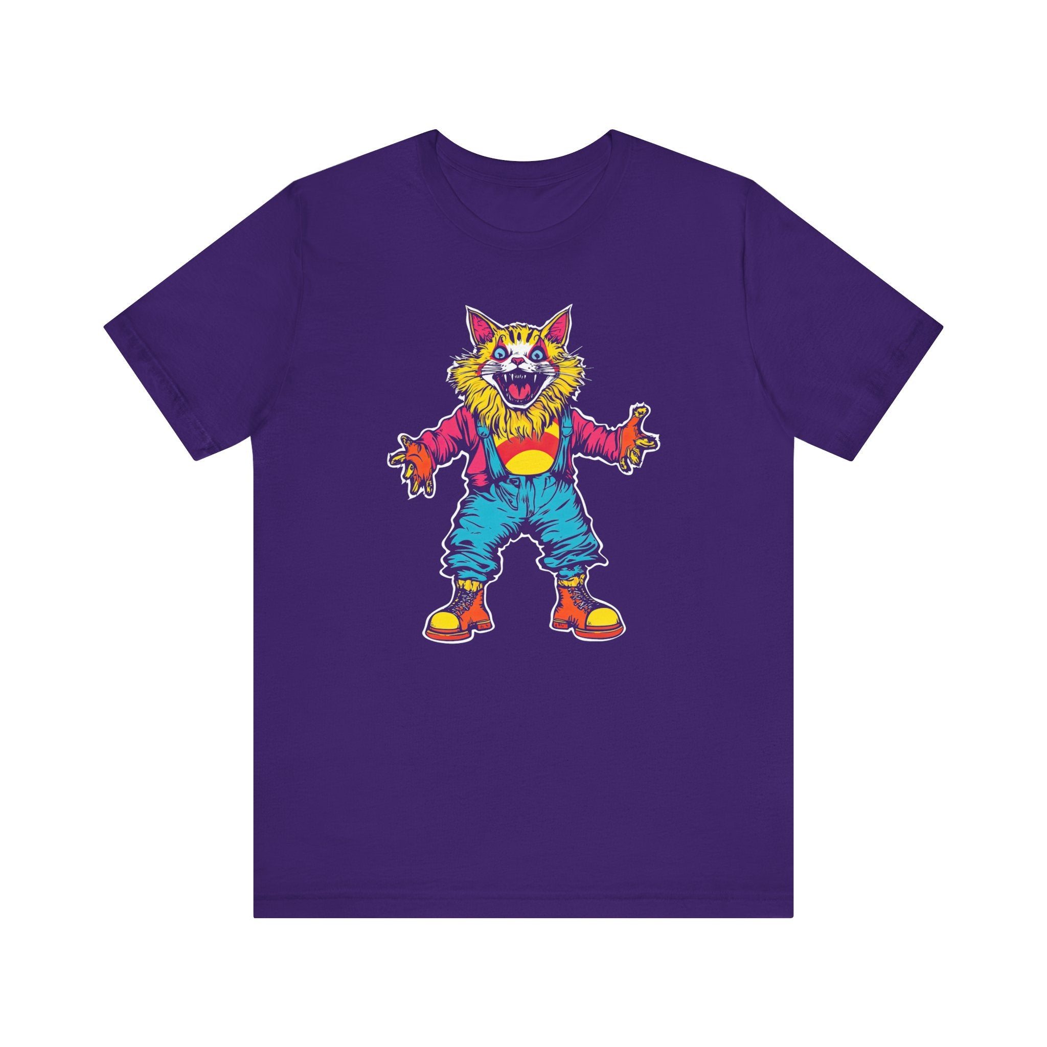 Colorful Clown Cat T-Shirt