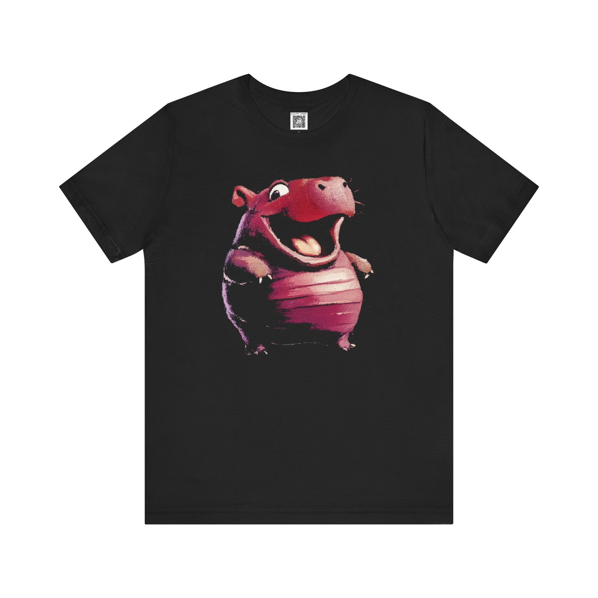 Playful Hippo Graphic Tee