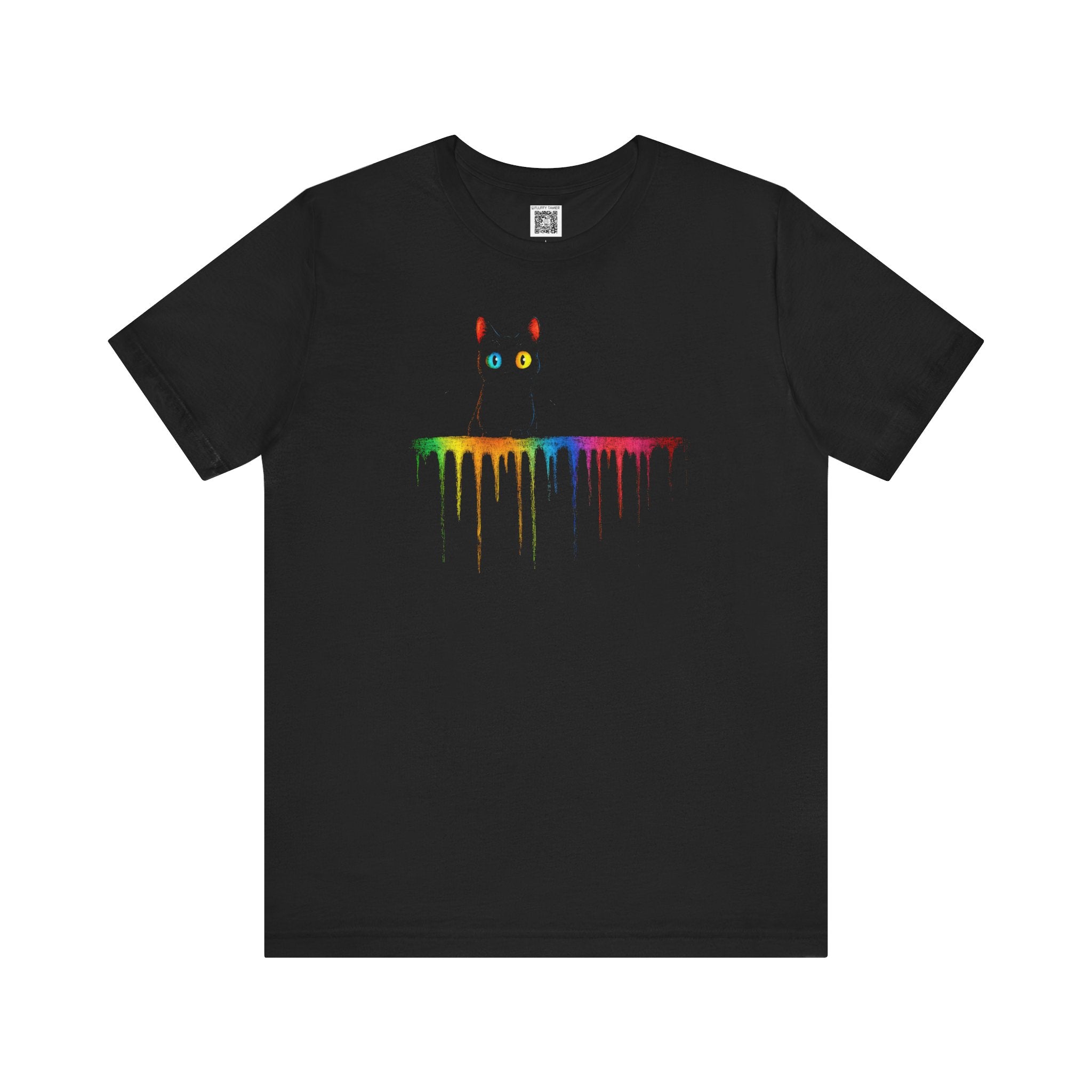 Colorful Cat Drip T-Shirt