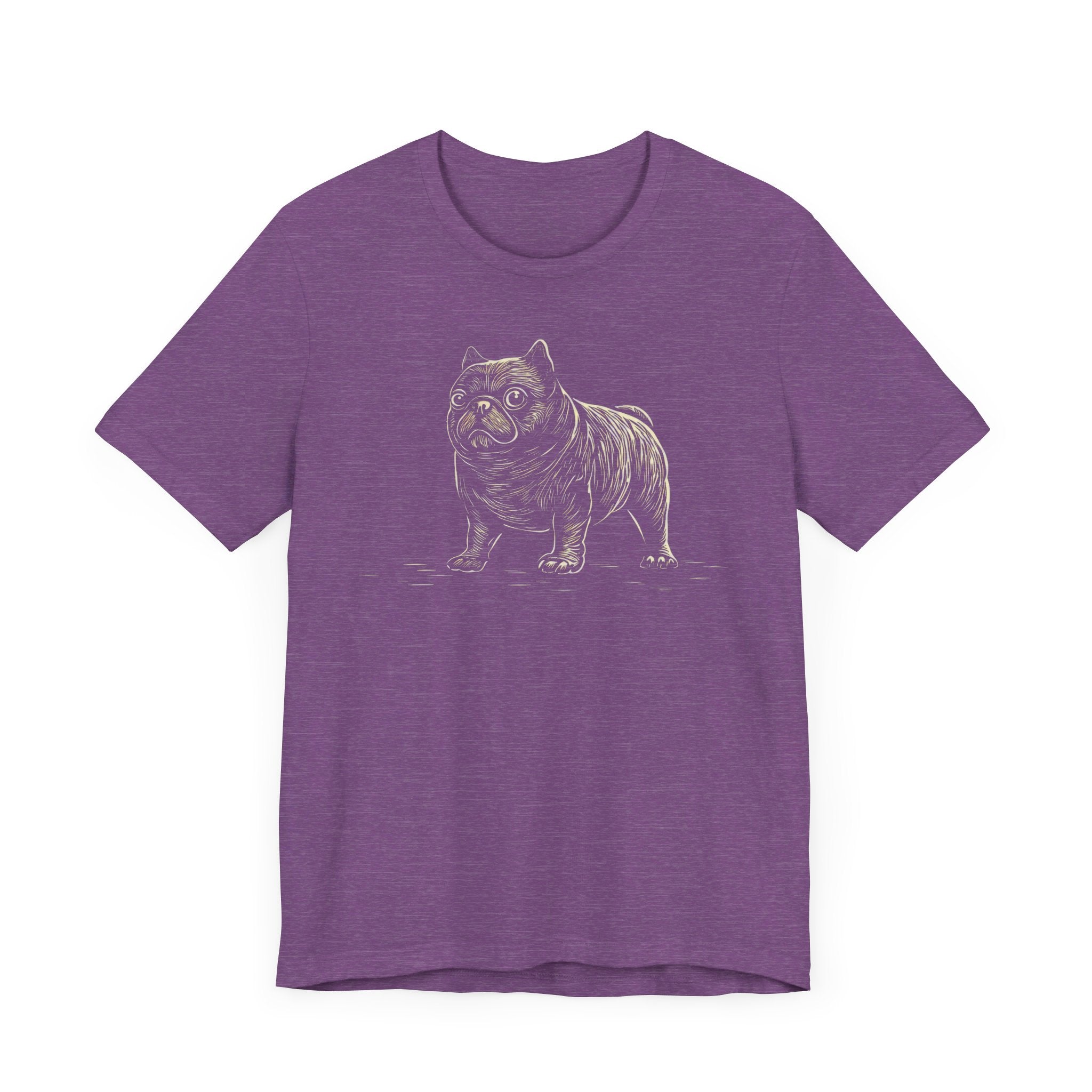 Adorable Bulldog Graphic T-Shirt