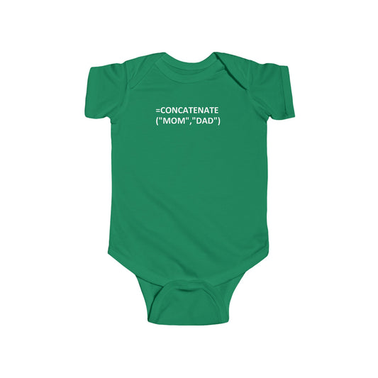 Little Data Cruncher Onesie Infant Fine Jersey Bodysuit