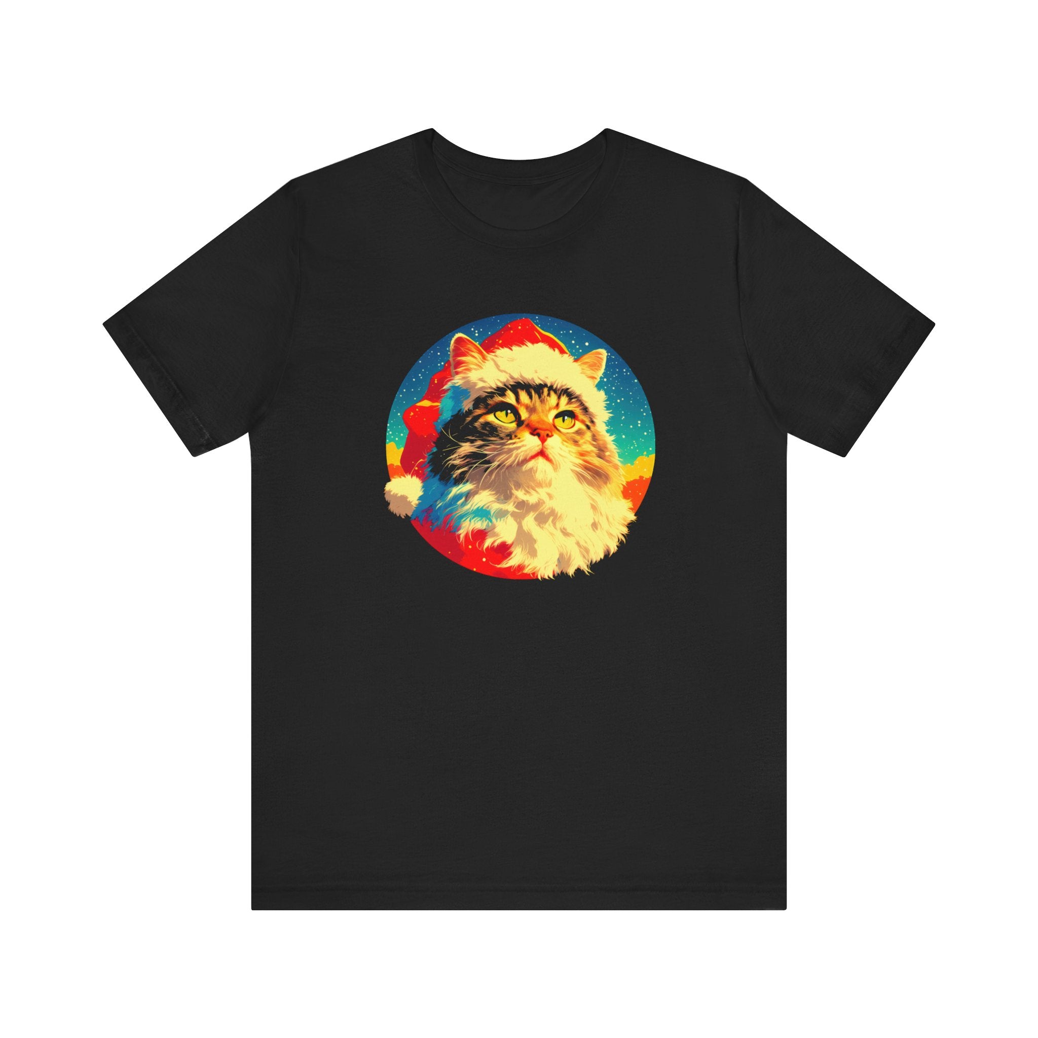 Festive Cat Graphic Tee