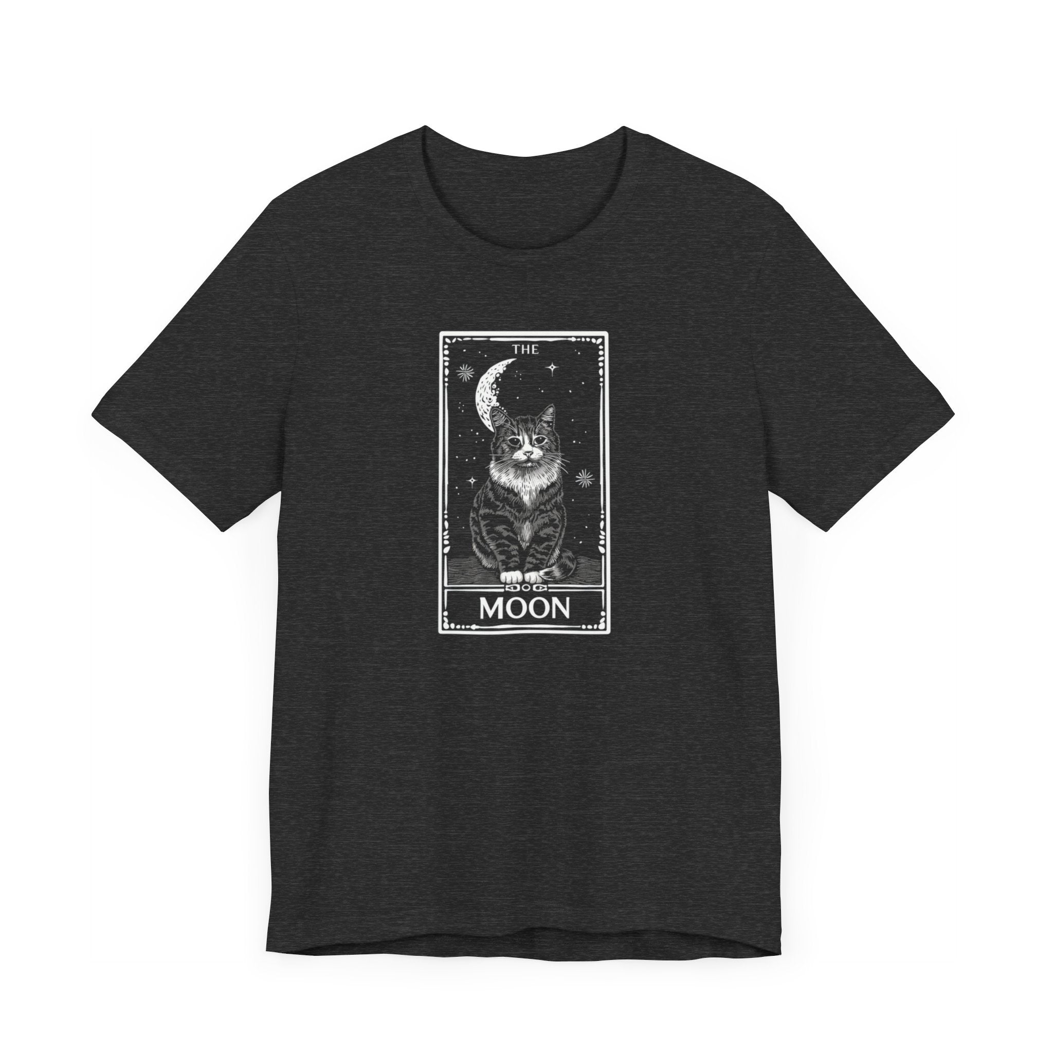 The Moon Tarot Cat T-Shirt