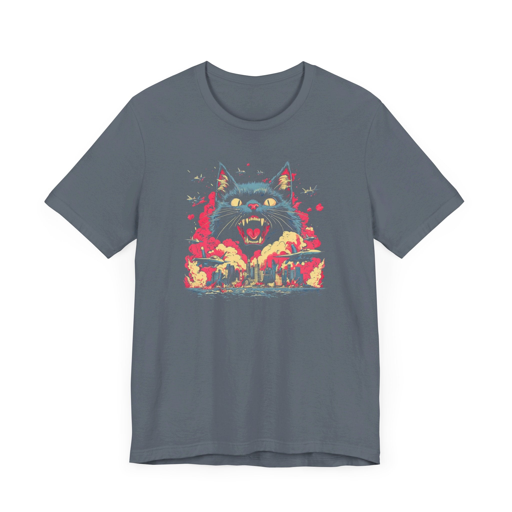 Catzilla Rampage T-Shirt Epic Cat City Destruction Design