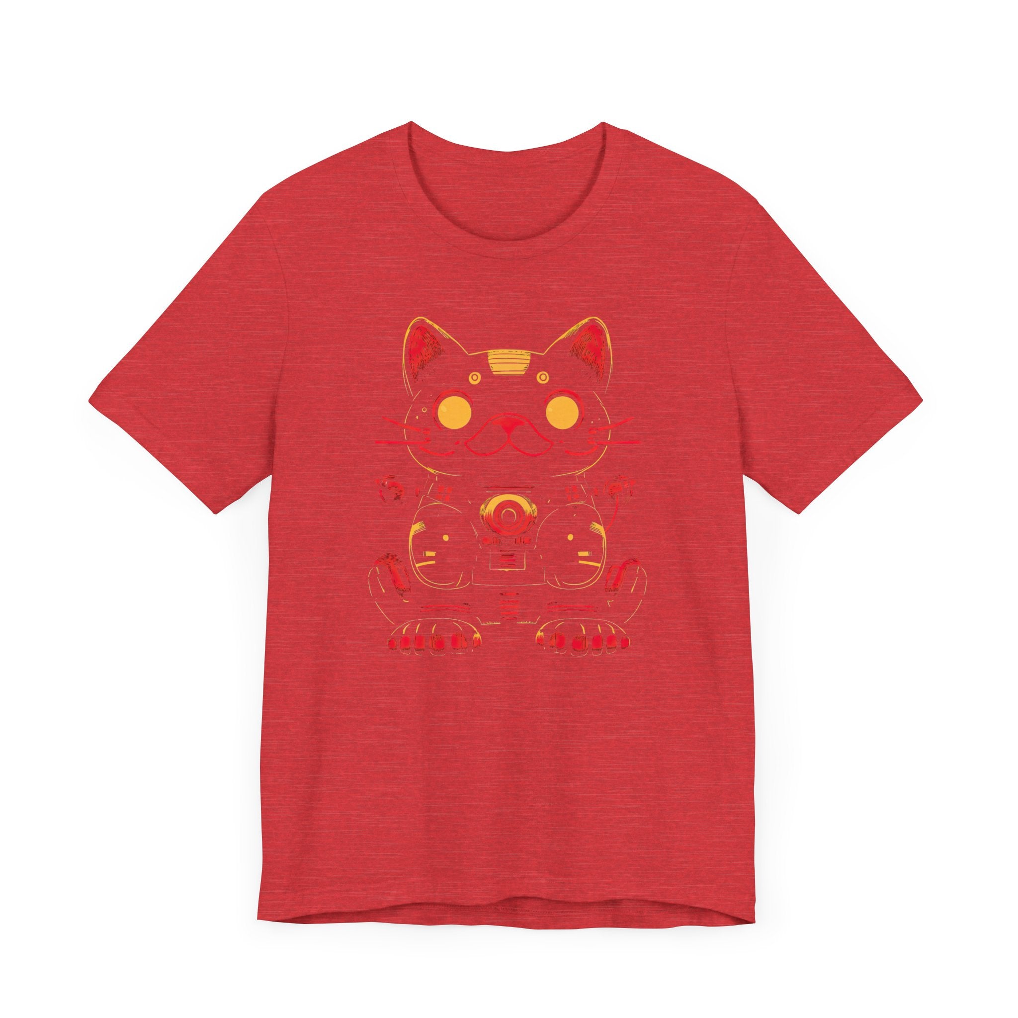 Cyber Samurai Lucky Cat T-Shirt