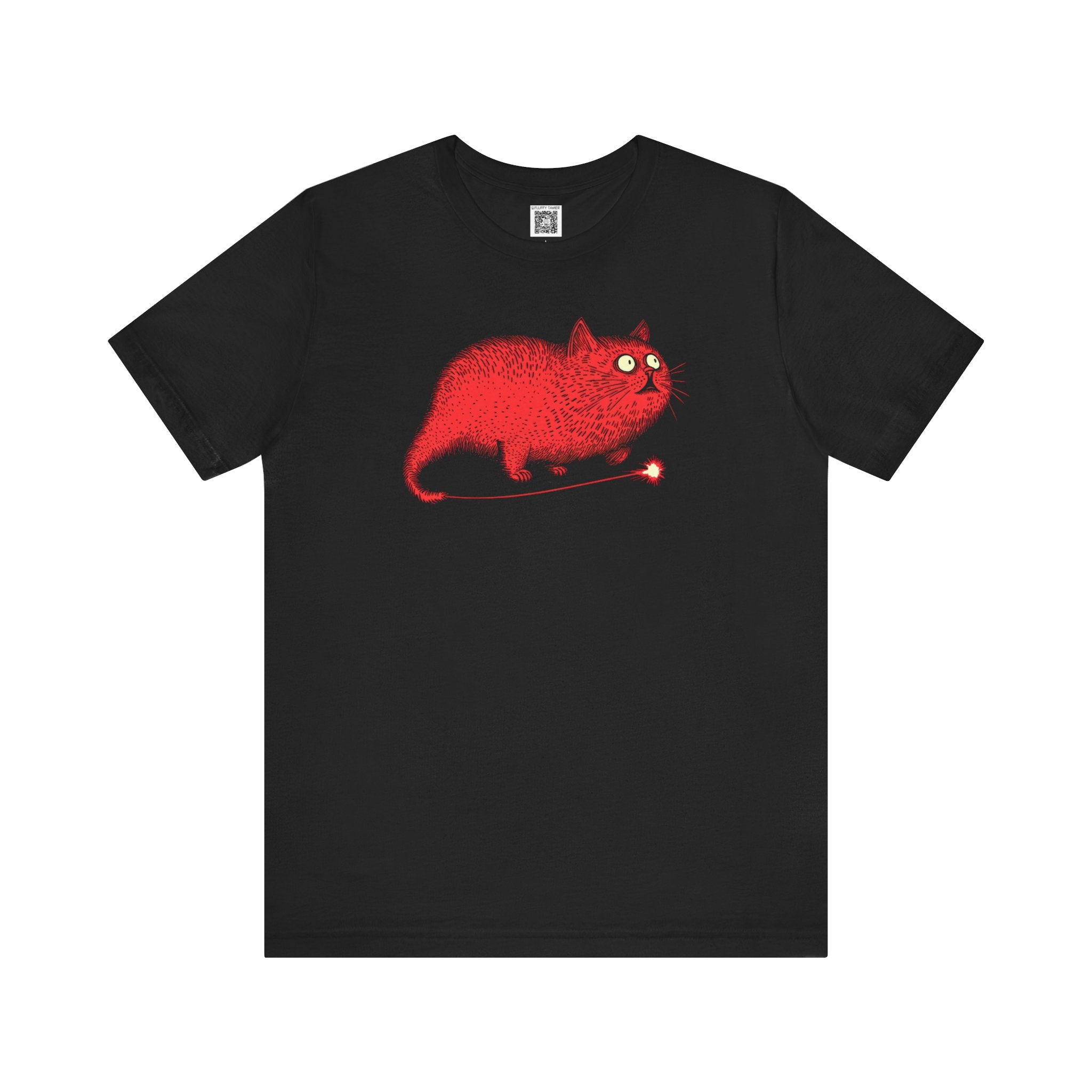 Whimsical Red Cat T-Shirt