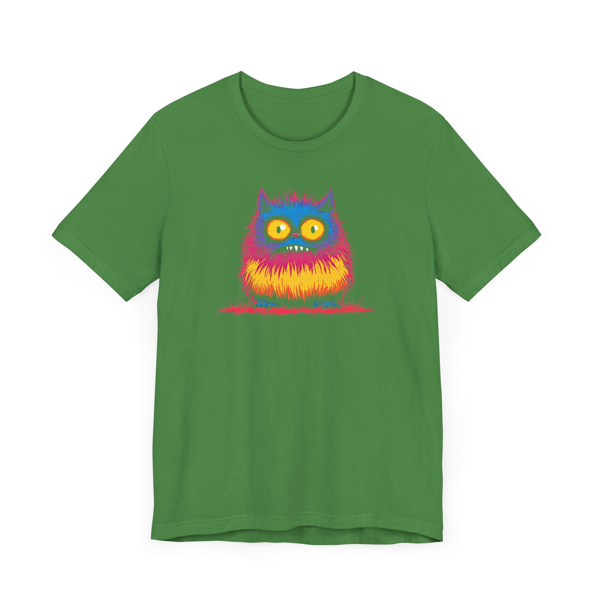 Colorful Fuzzy Monster Graphic Tee