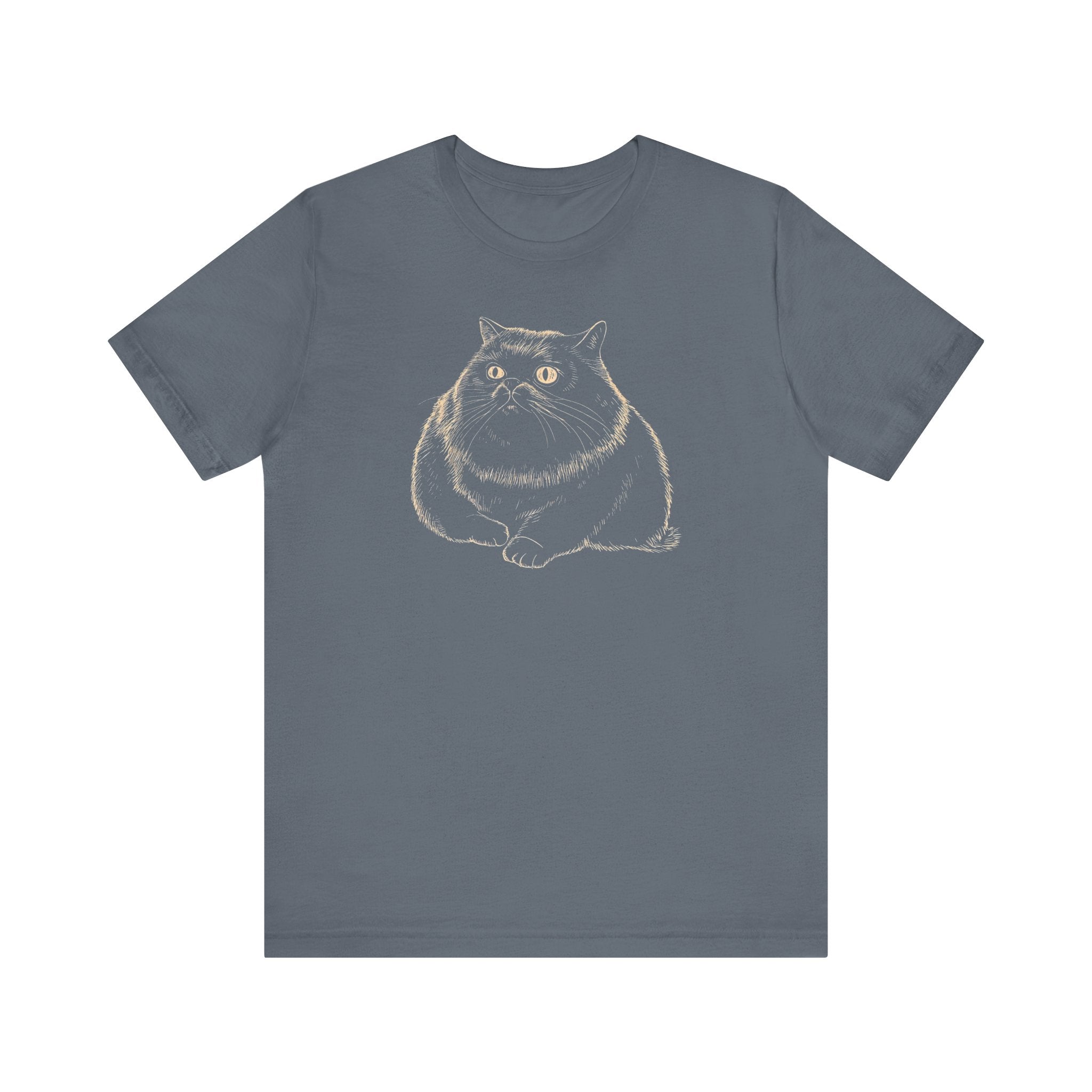 Charming Black Cat T-Shirt – Adorable Feline Lover Tee